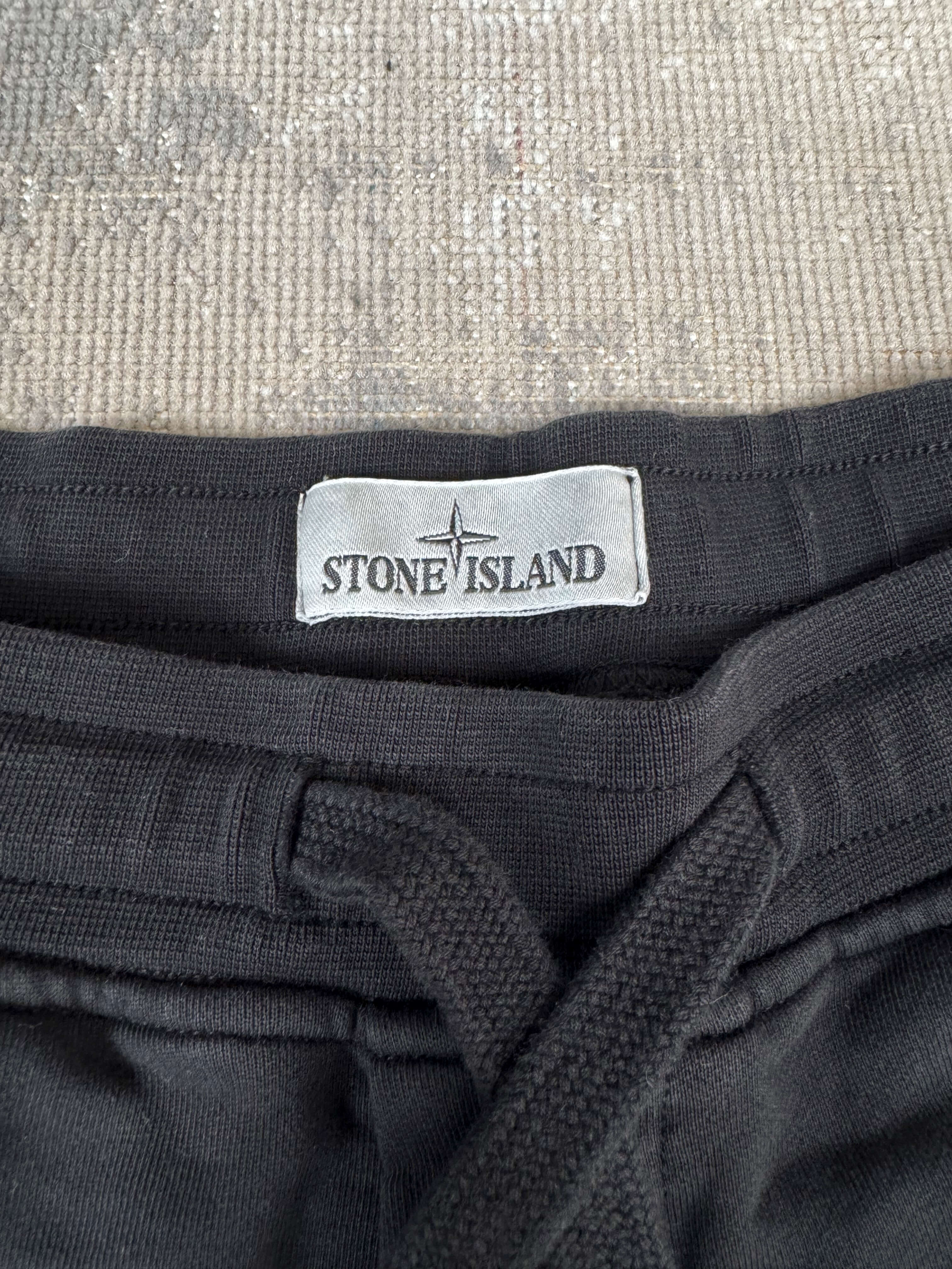 Stone Island Badge Logo Half Zip Tracksuit - Black