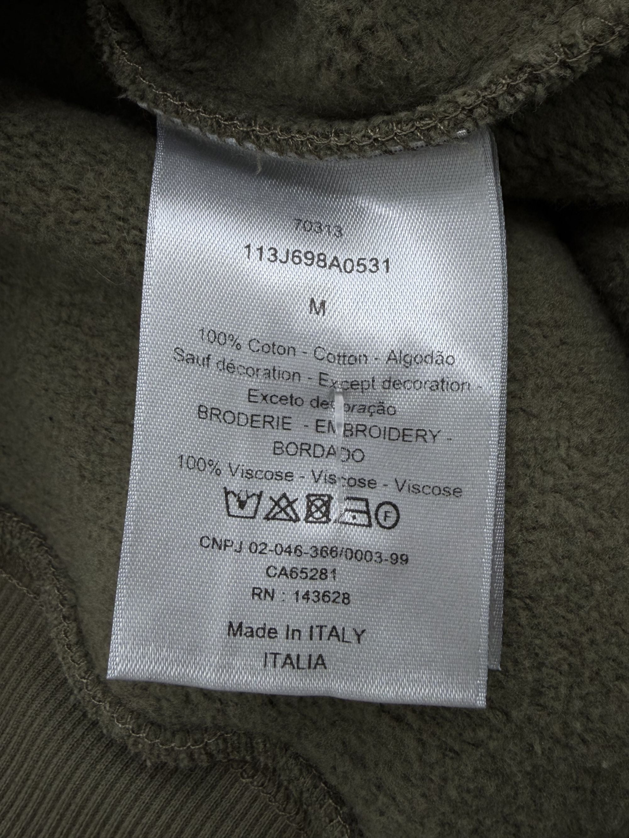 Dior CD Icon Hoodie - Khaki Dior