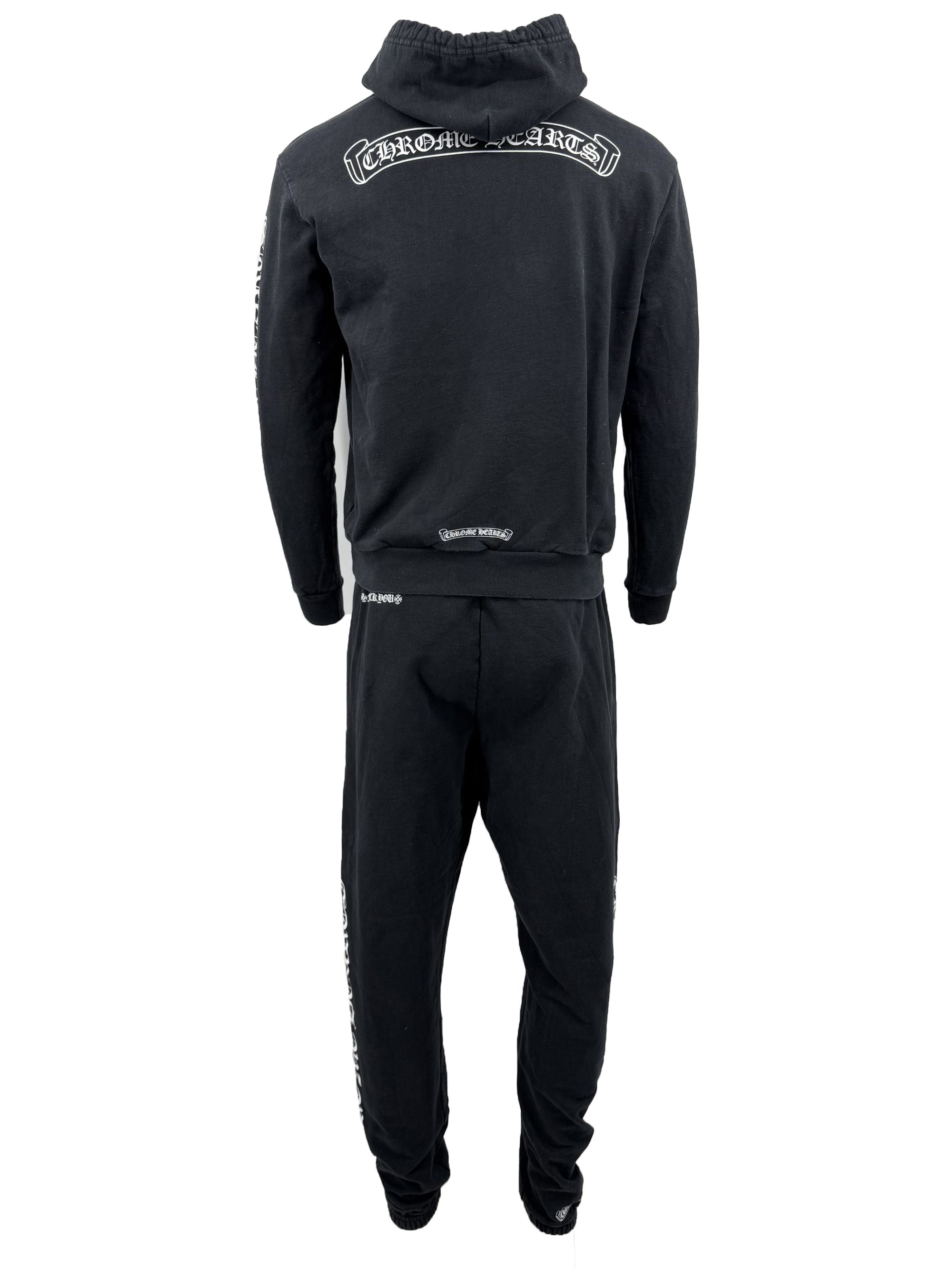 Chrome Hearts Scroll Logo Tracksuit - Black Chrome Hearts