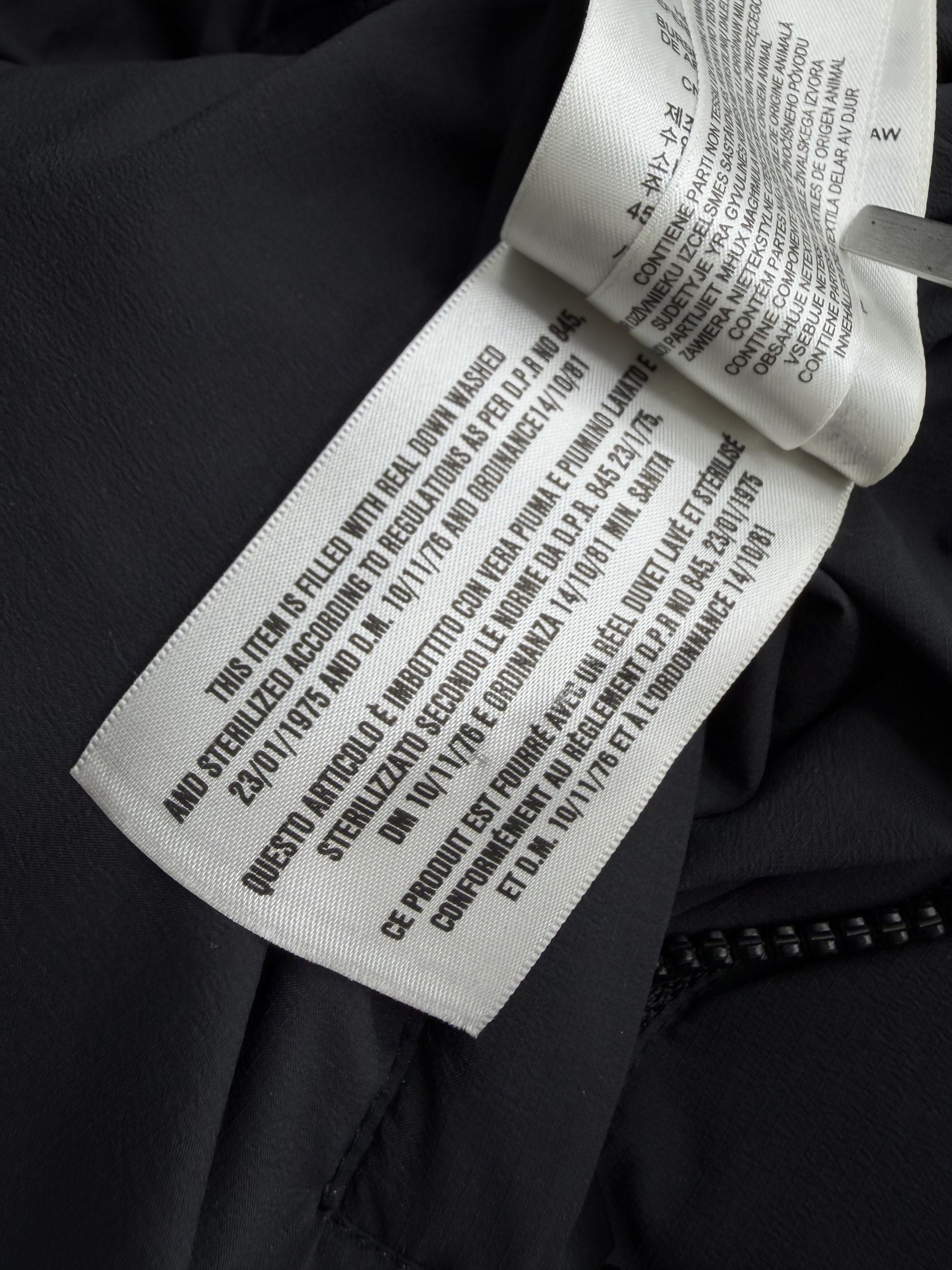 Burberry Check Removable Sleeve Down Jacket - Black Burberry