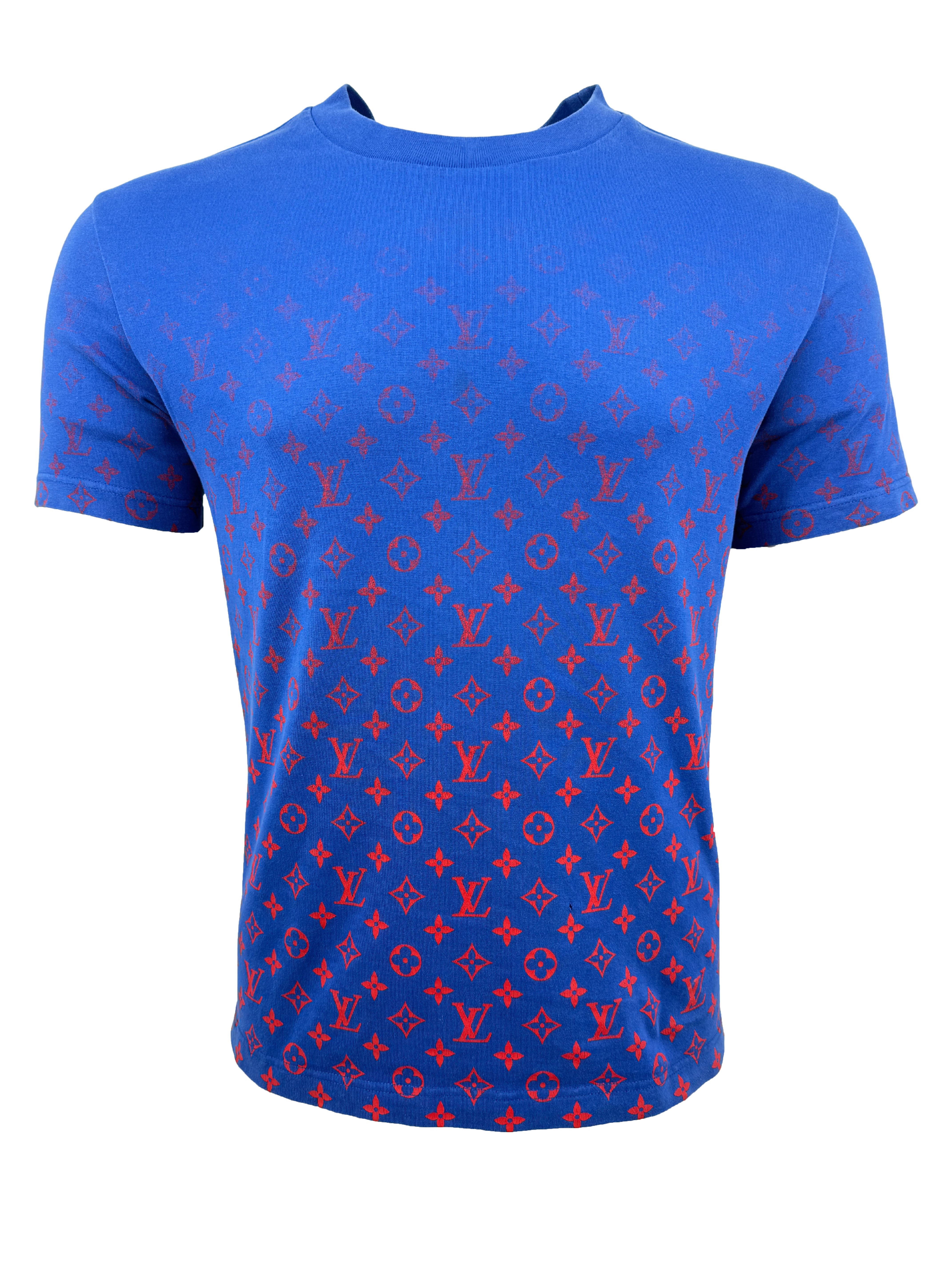 Louis Vuitton Gradient T-Shirt - Blue