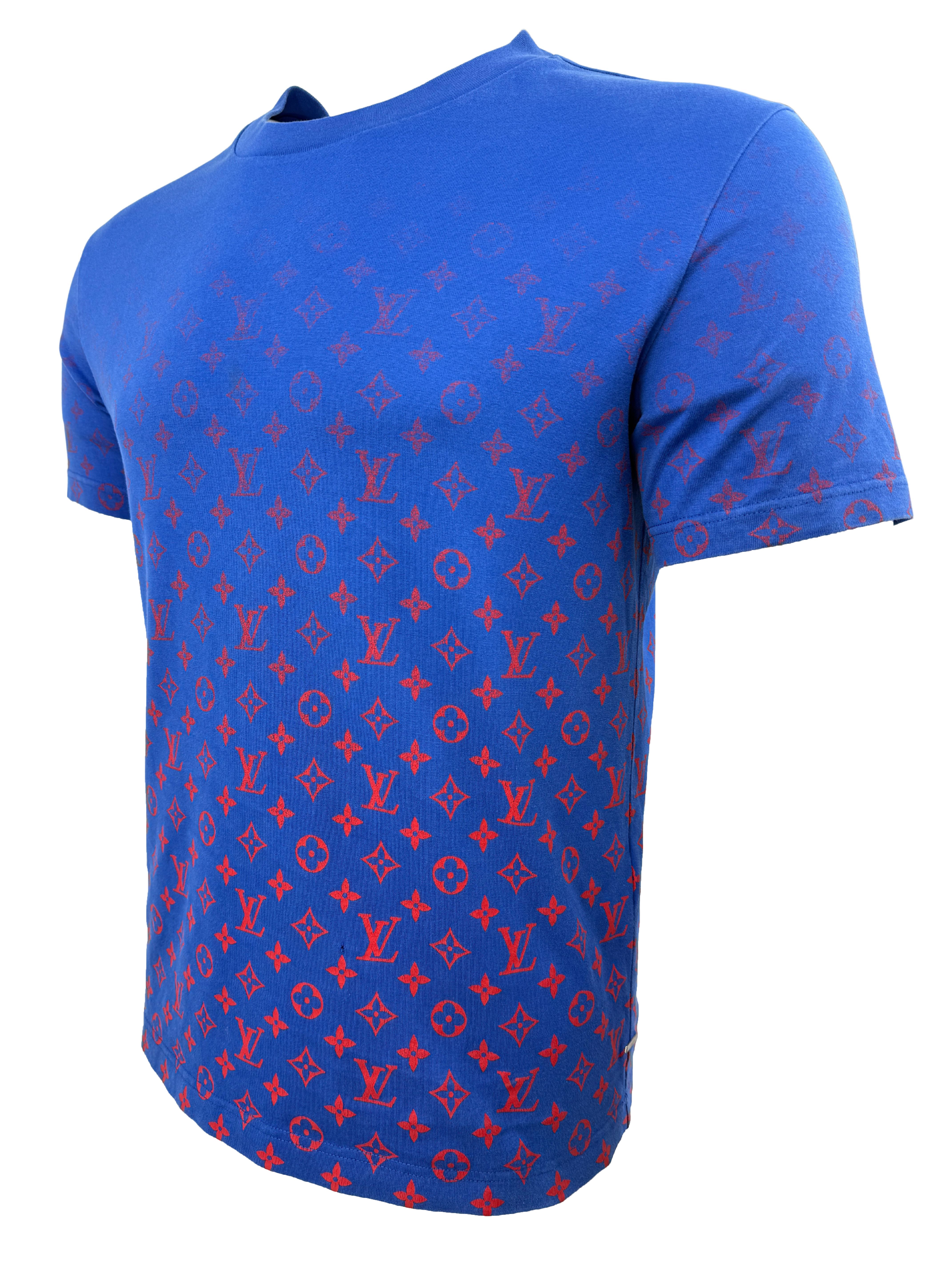 Louis Vuitton Gradient T-Shirt - Blue