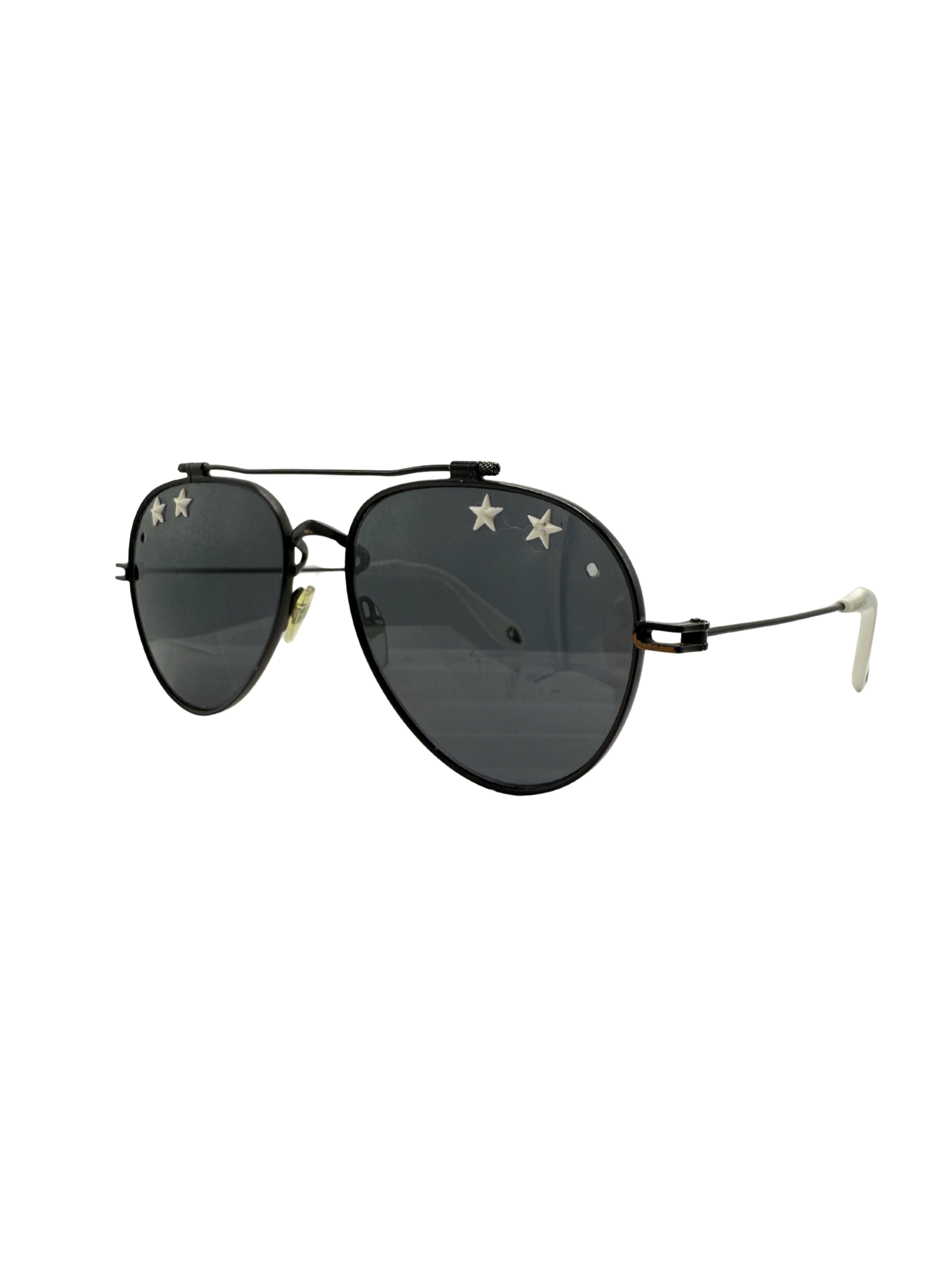 Givenchy Star Aviator Sunglasses - Black Givenchy