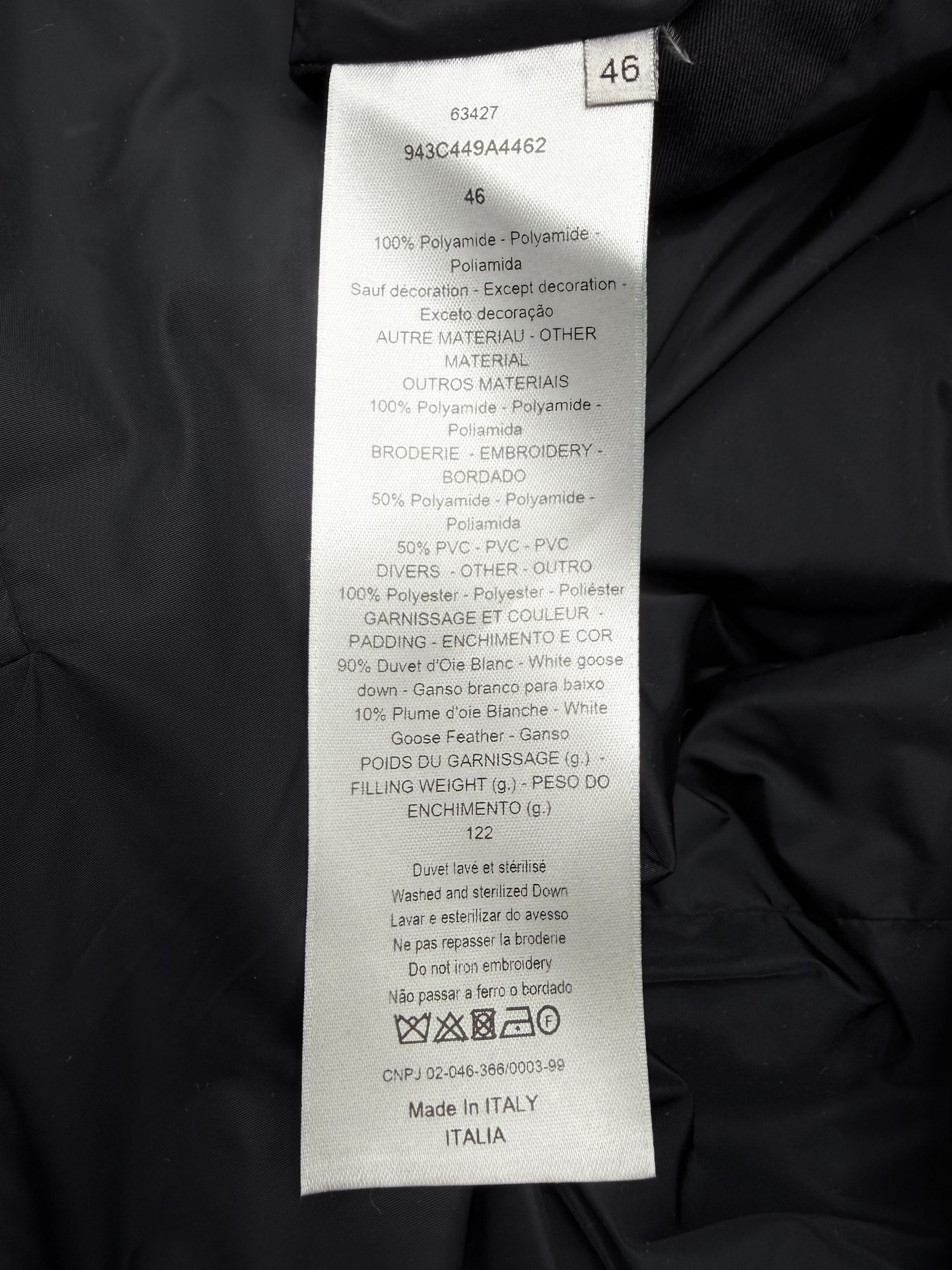 Dior Oblique Down Jacket - Purple Dior