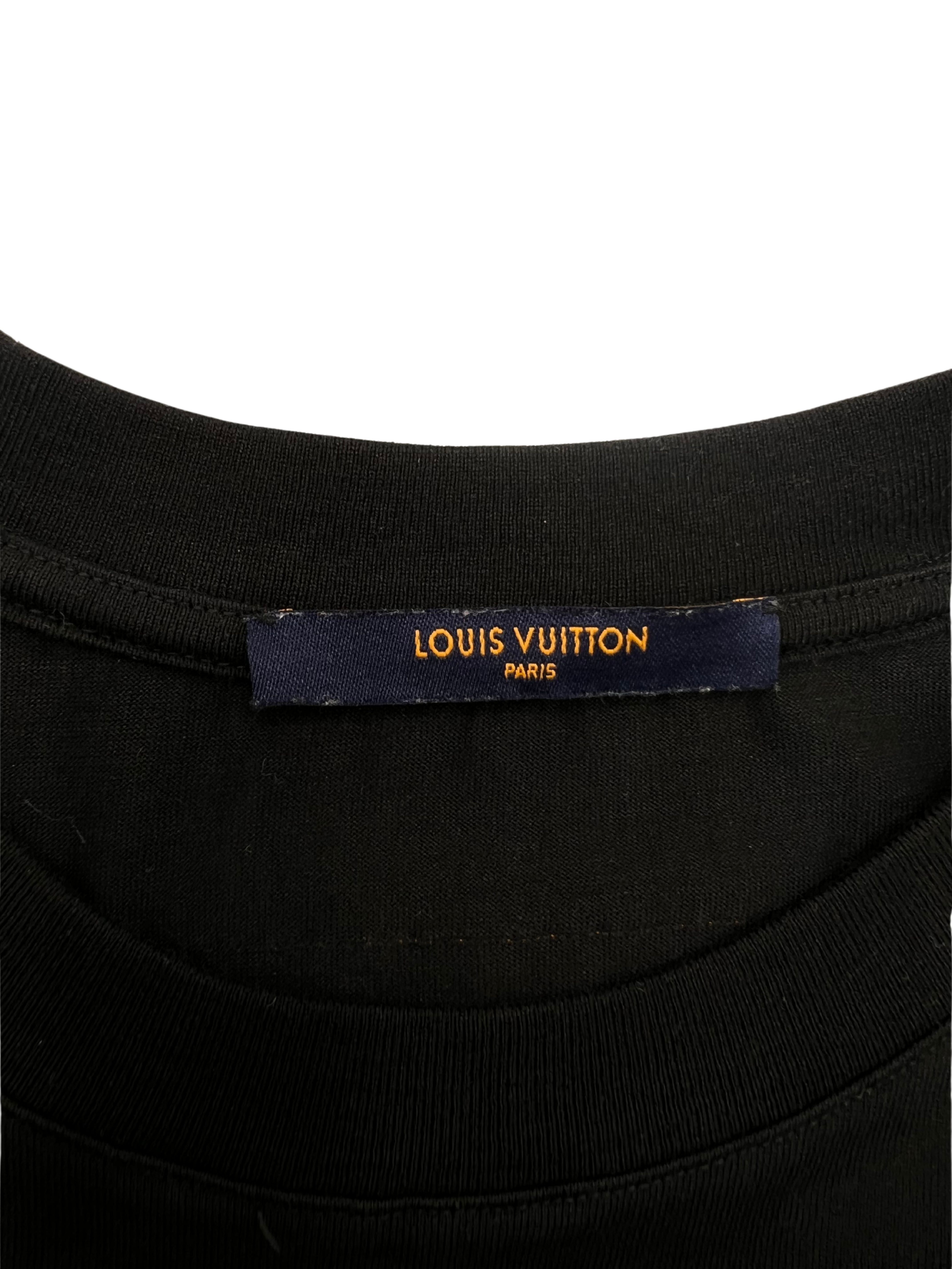 Louis Vuitton Frequency Embroidered T-shirt - Black Louis Vuitton