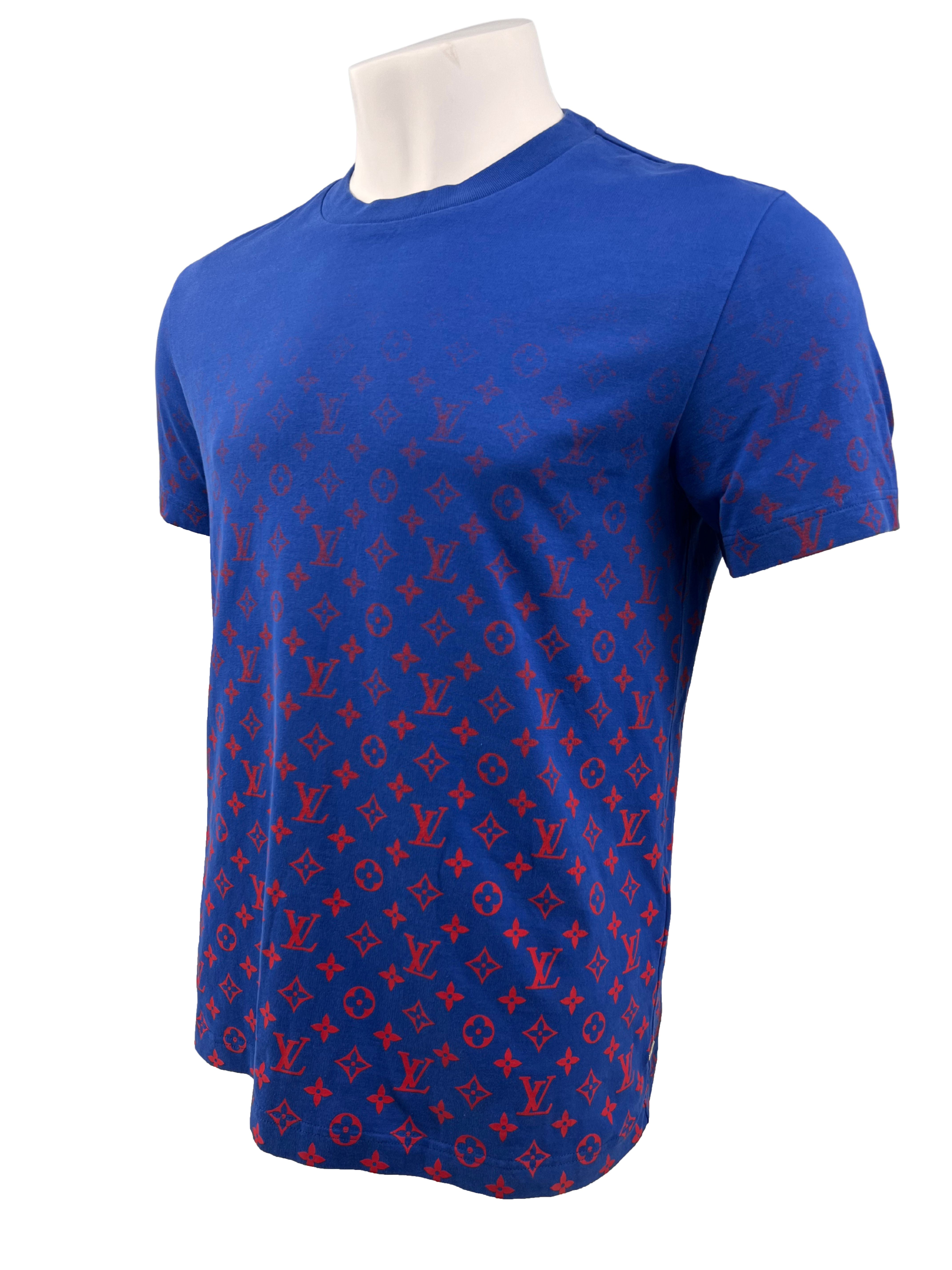 Louis Vuitton Monogram Gradient T-Shirt - Blue