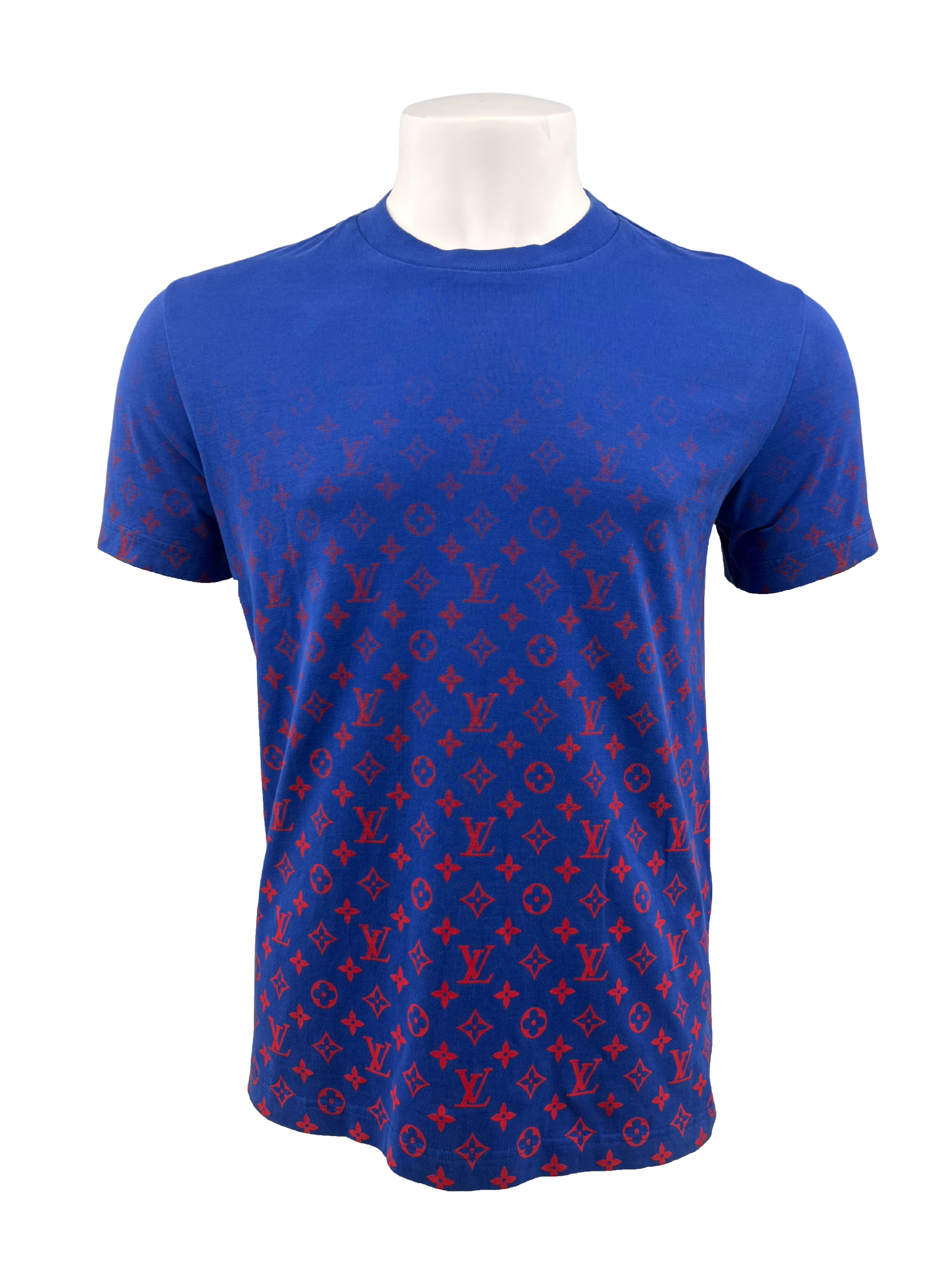 Louis Vuitton Monogram Gradient T-Shirt - Blue