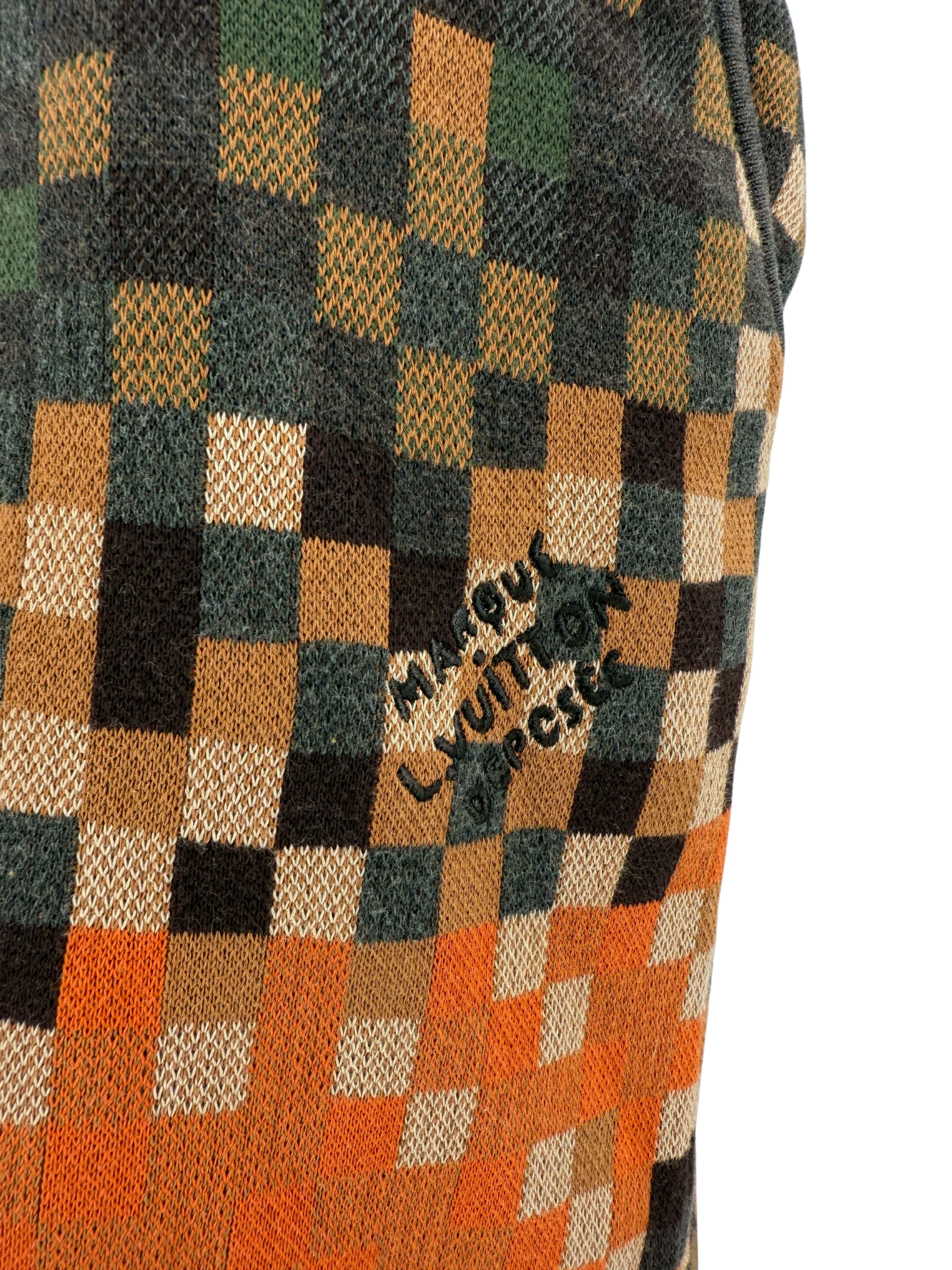 Louis Vuitton Damoflauge Jacquard Cotton Shorts - Brown