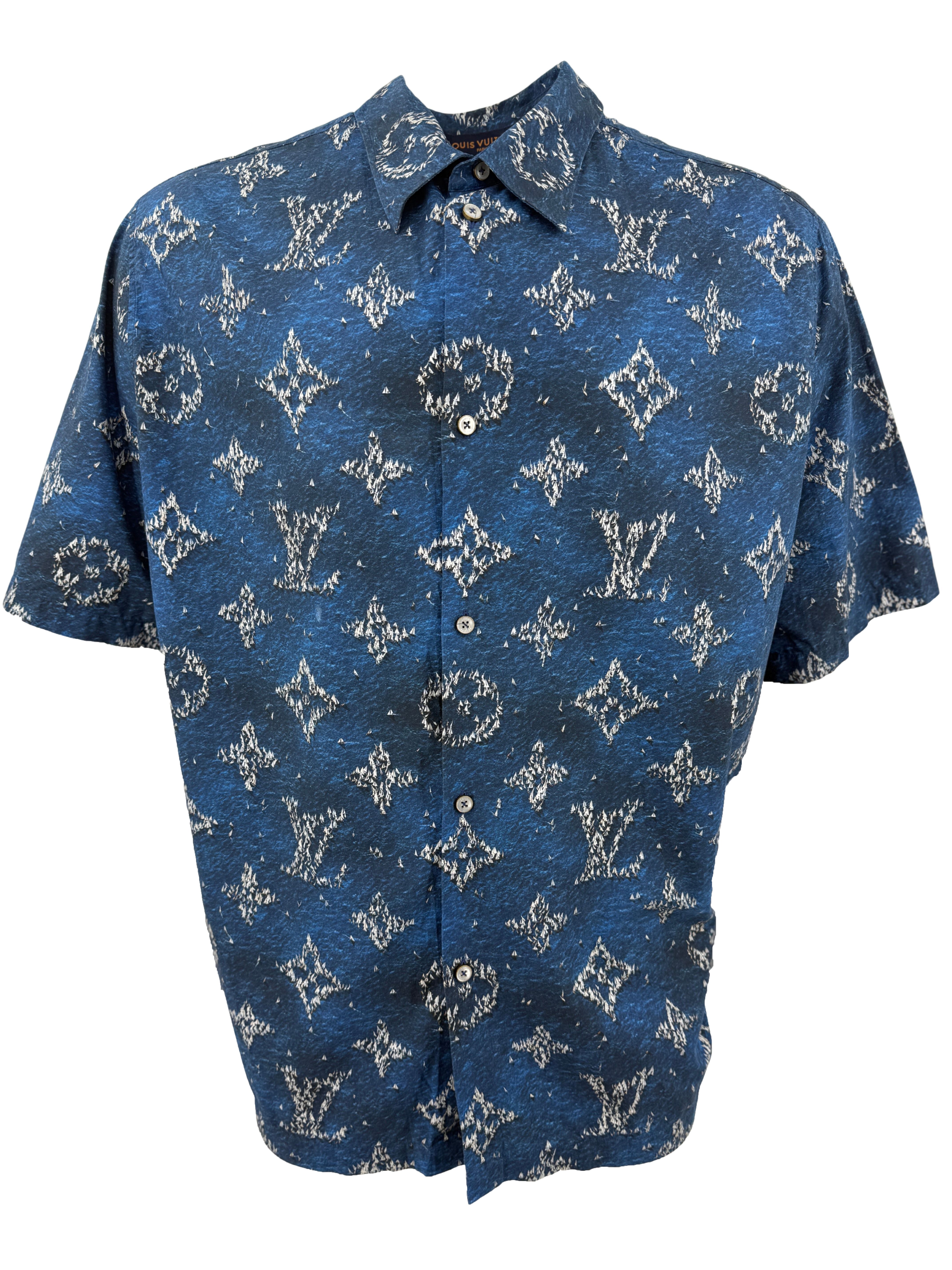 Louis Vuitton Boats Monogram Short-Sleeved Shirt - Blue Louis Vuitton