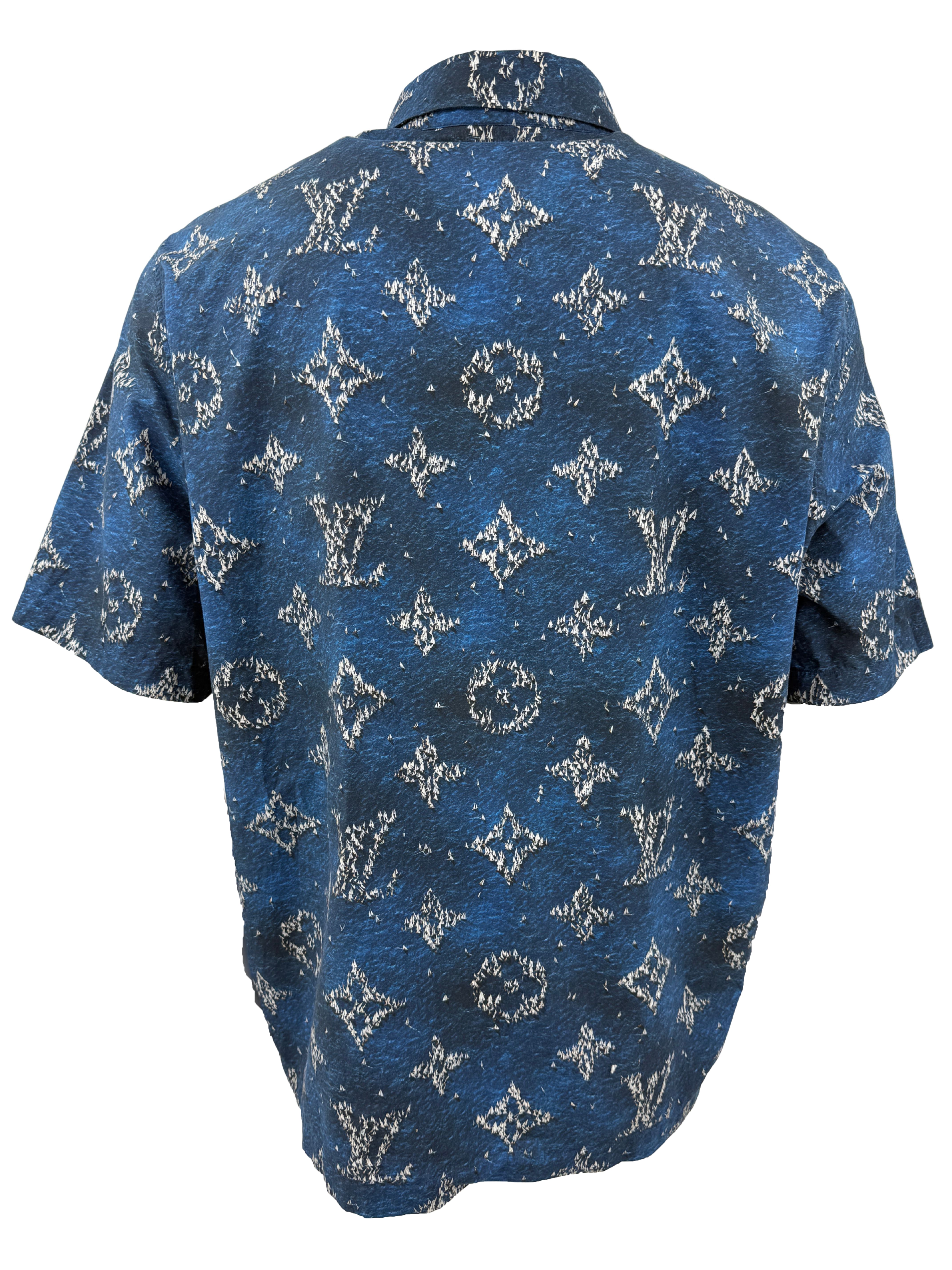 Louis Vuitton Boats Monogram Short-Sleeved Shirt - Blue Louis Vuitton
