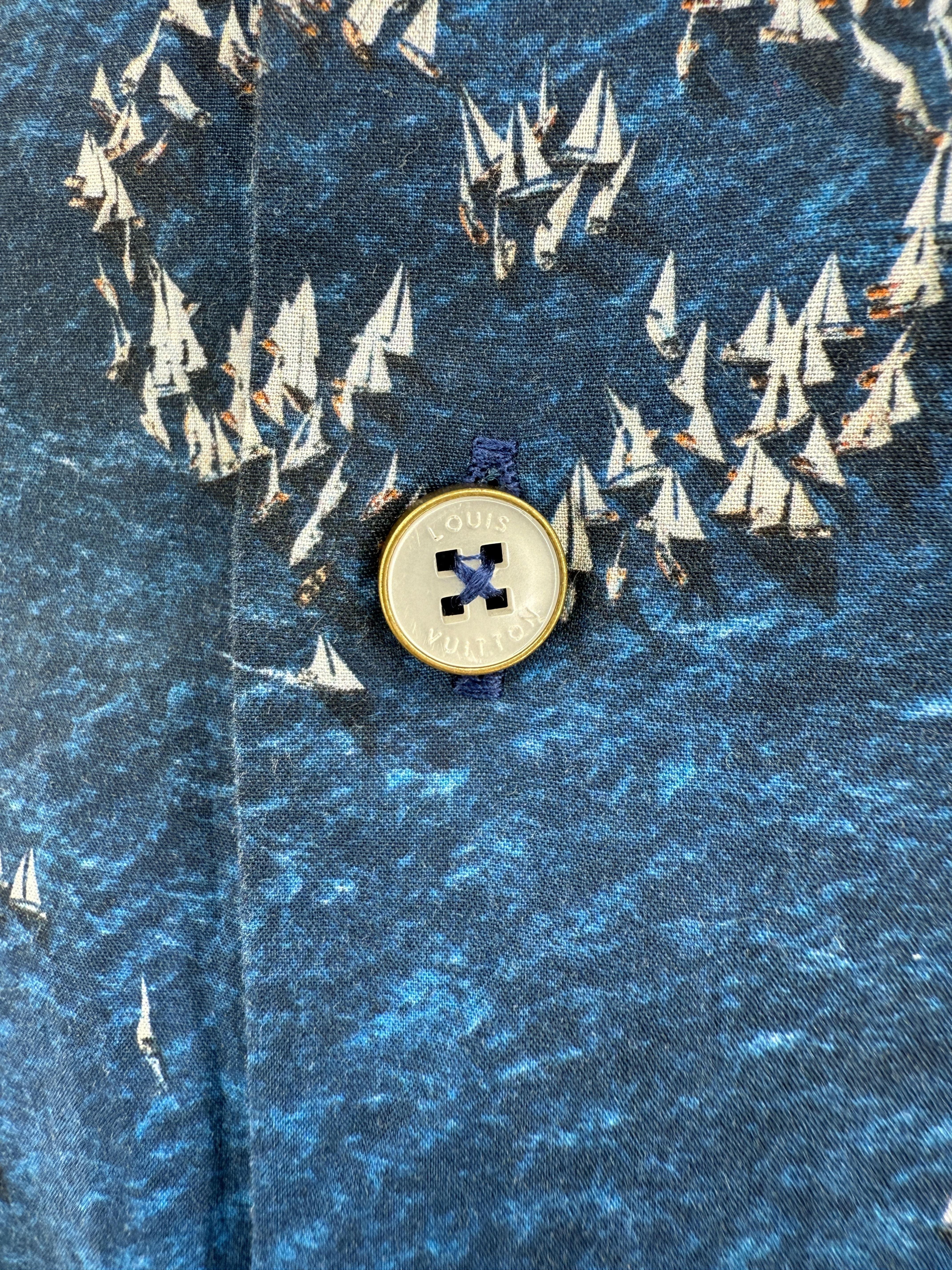 Louis Vuitton Boats Monogram Short-Sleeved Shirt - Blue Louis Vuitton