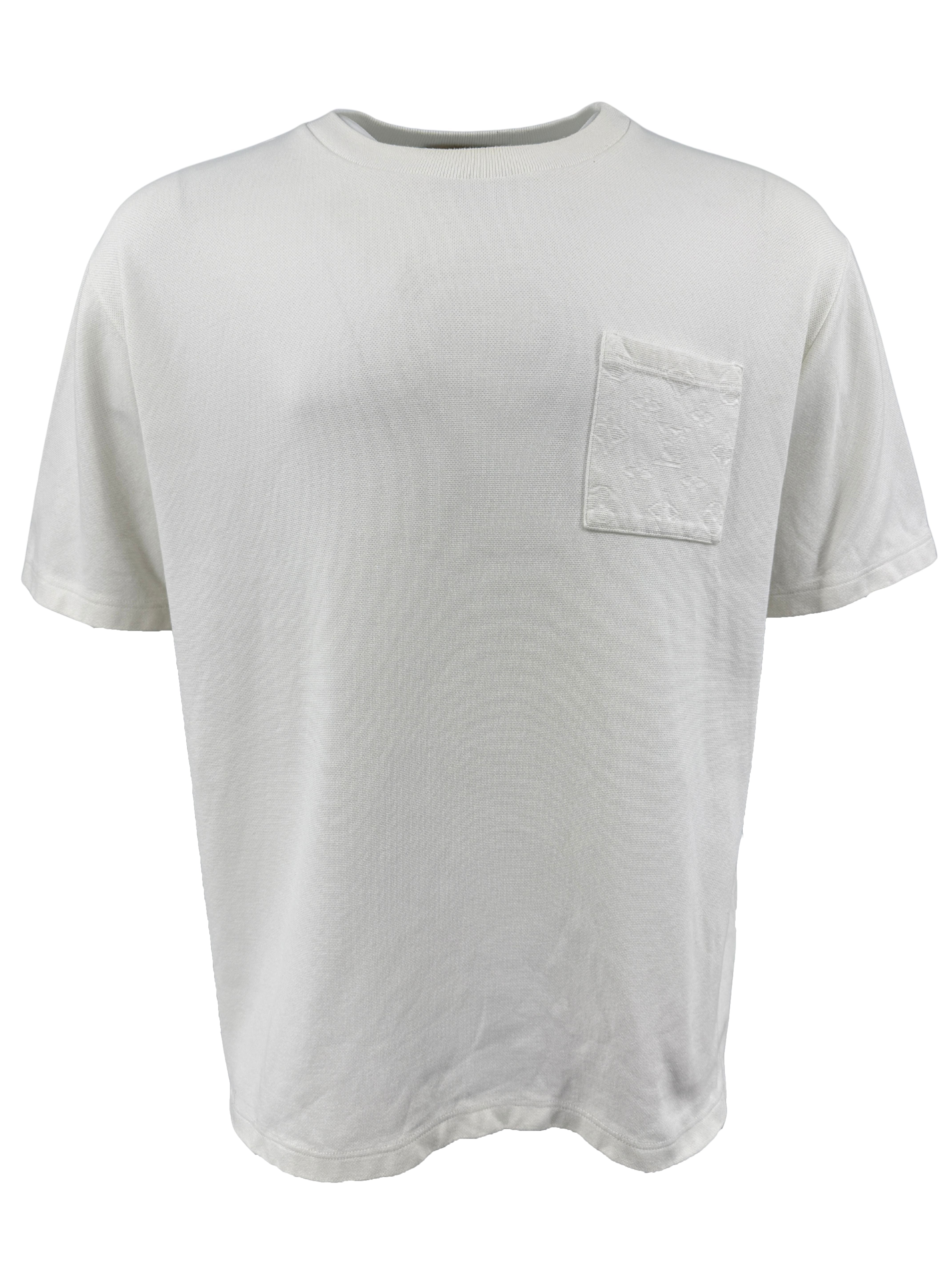 Louis Vuitton Monogram Pique Cotton T-Shirt - White