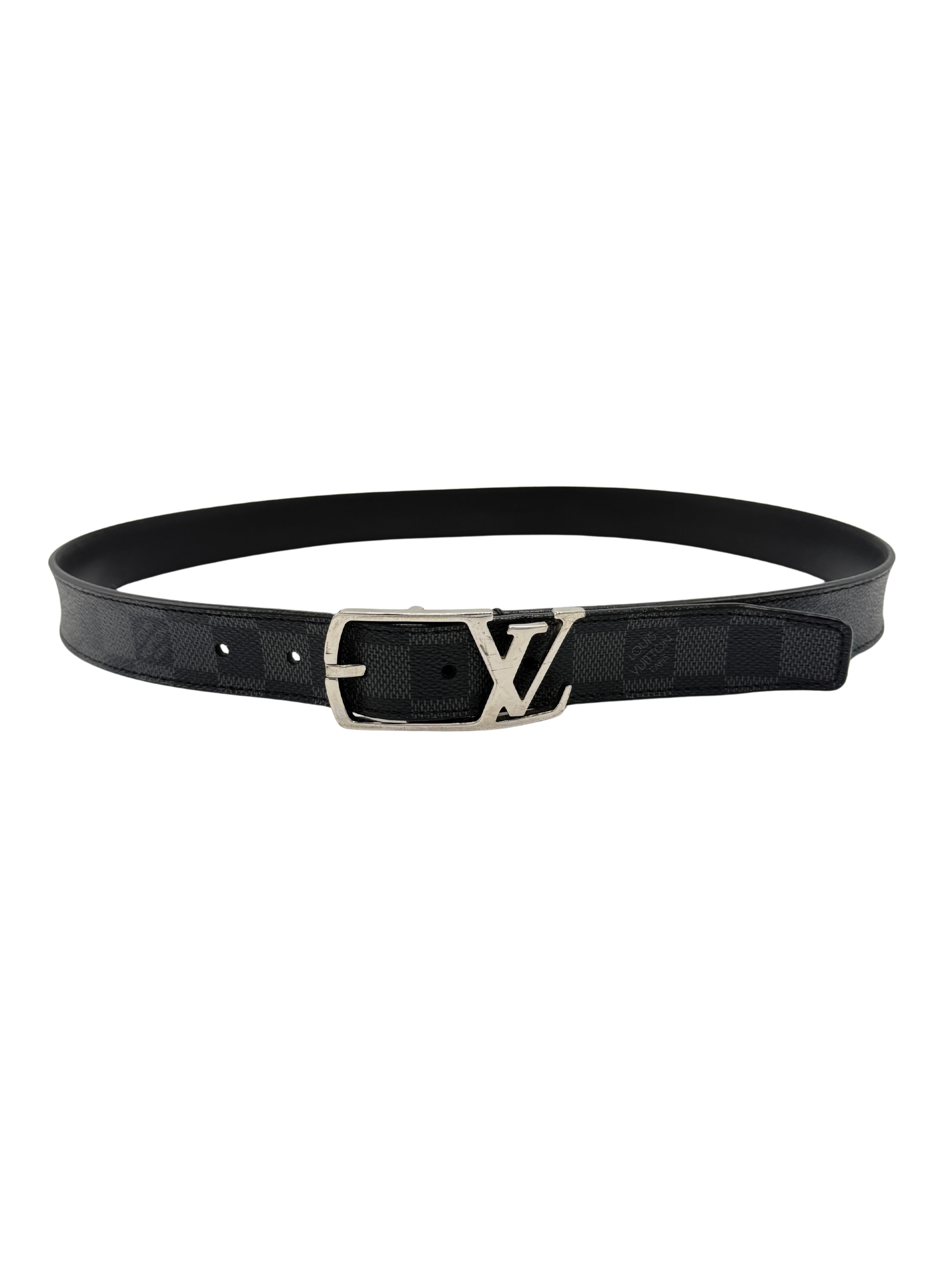 Louis Vuitton Damier Graphite Neogram Belt - Grey