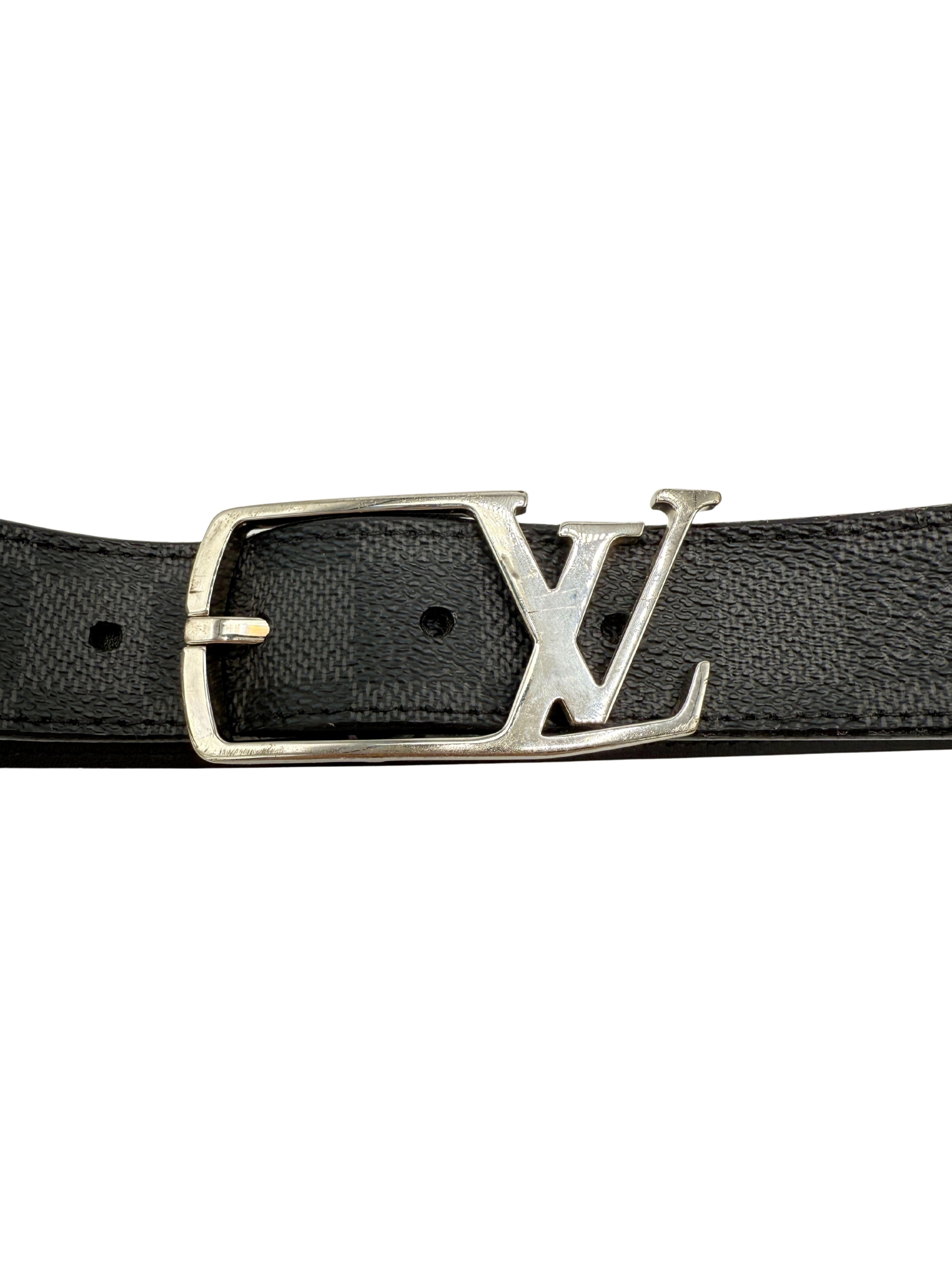 Louis Vuitton Damier Graphite Neogram Belt - Grey