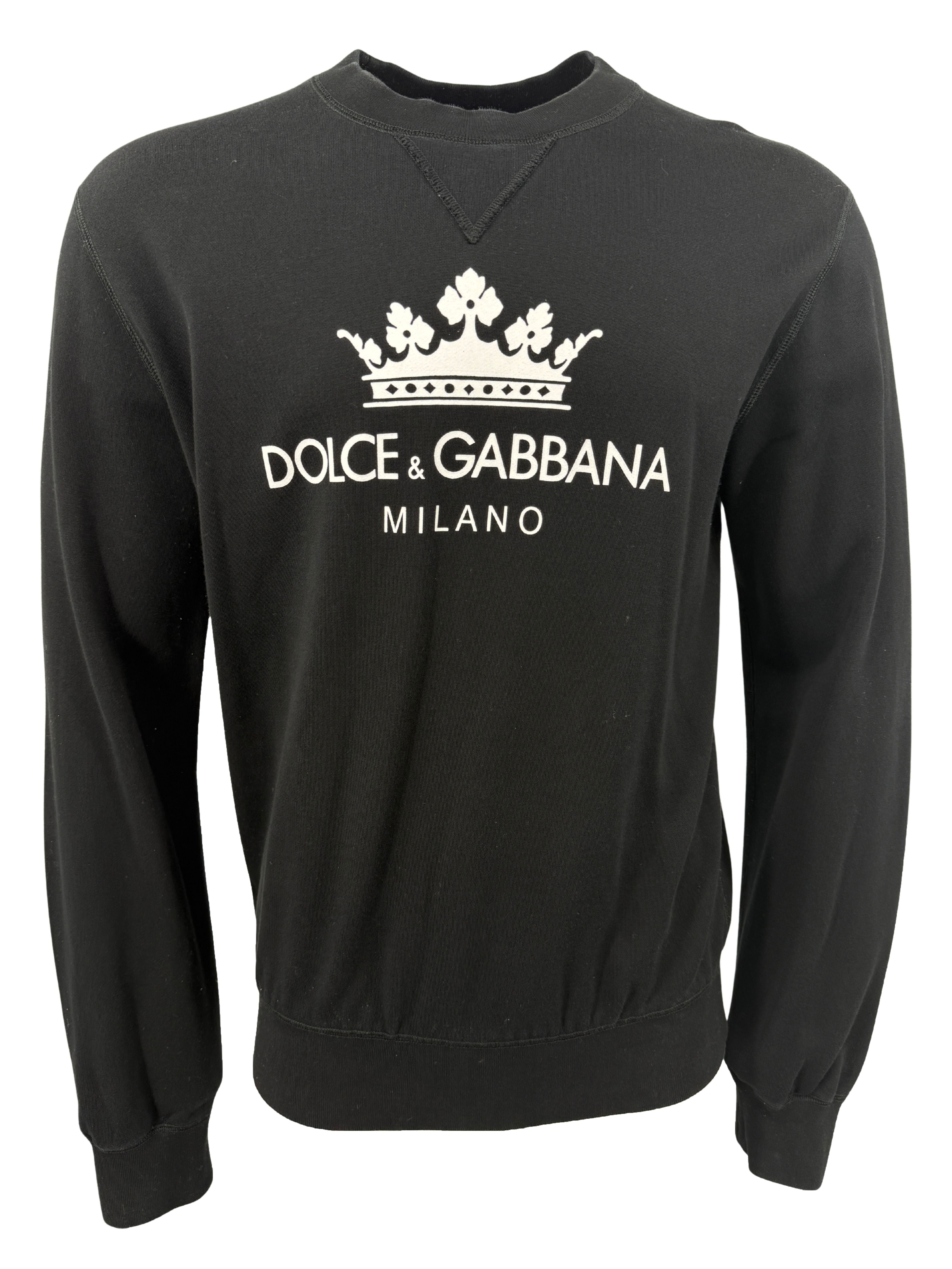 Dolce & Gabbana Crown Logo Sweatshirt - Black Dolce & Gabbana