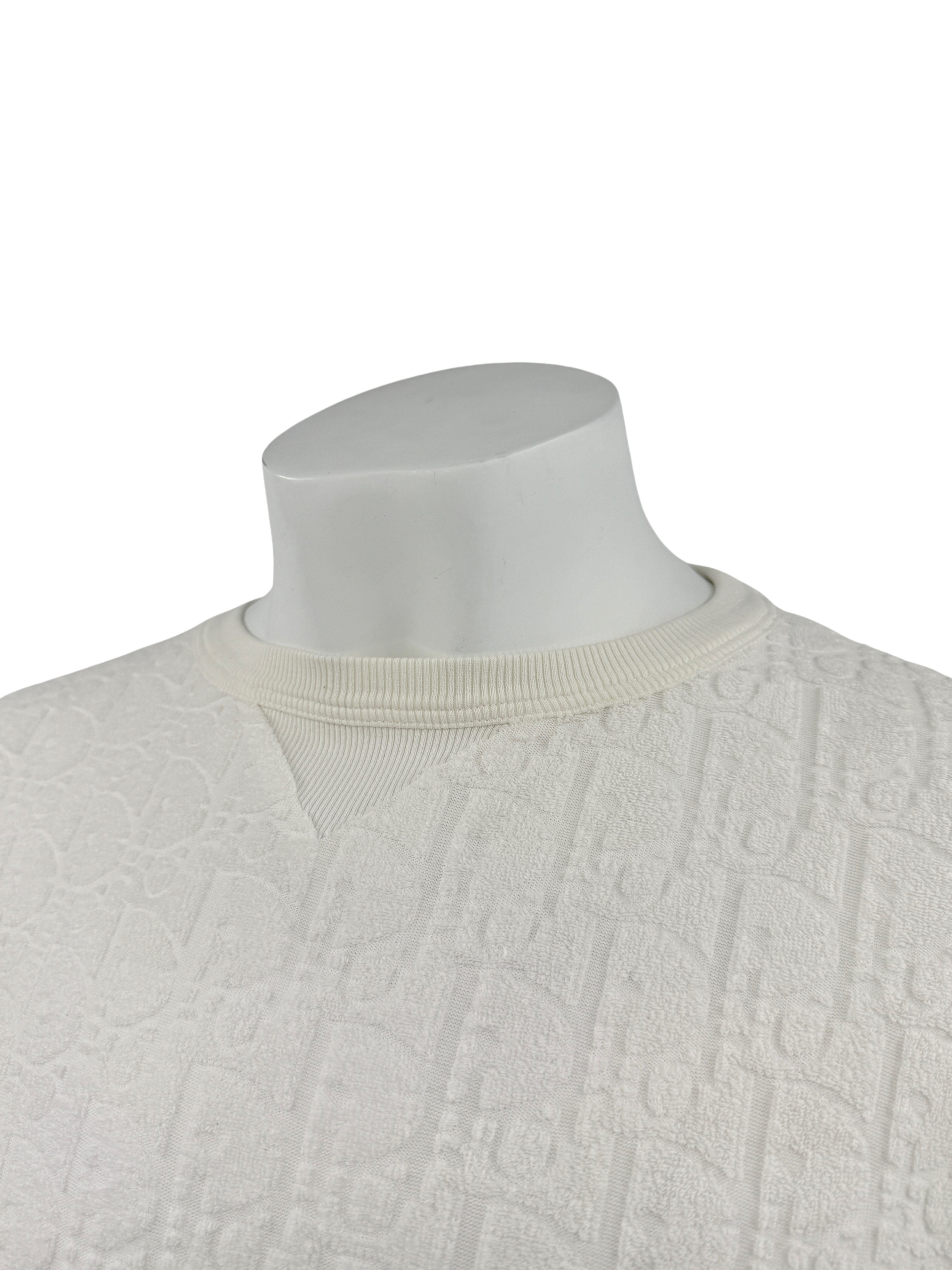 Dior Towel Oblique Relaxed-Fit T-Shirt - White Dior