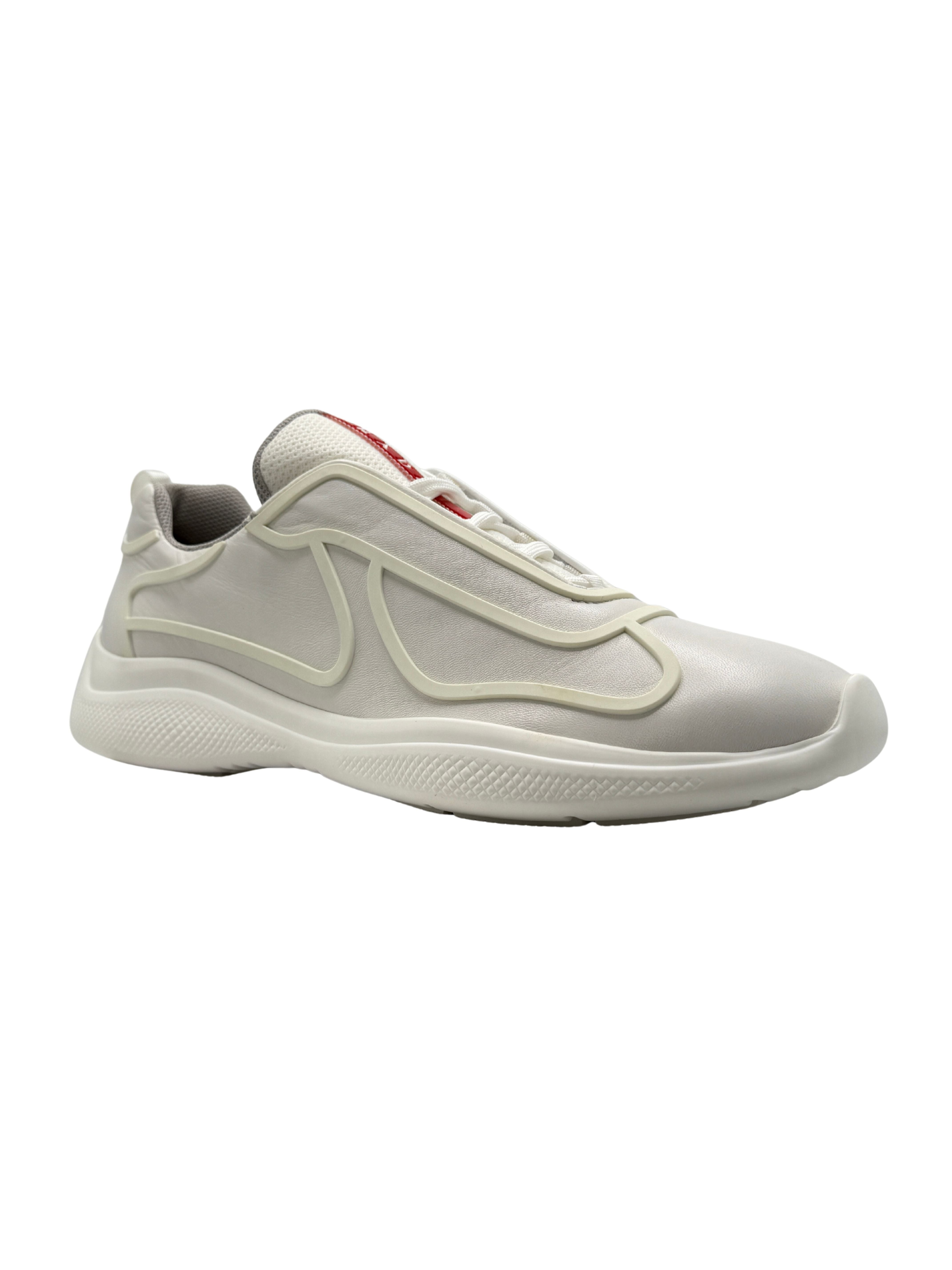 Prada Rubber Americas Cups - White (Unused)