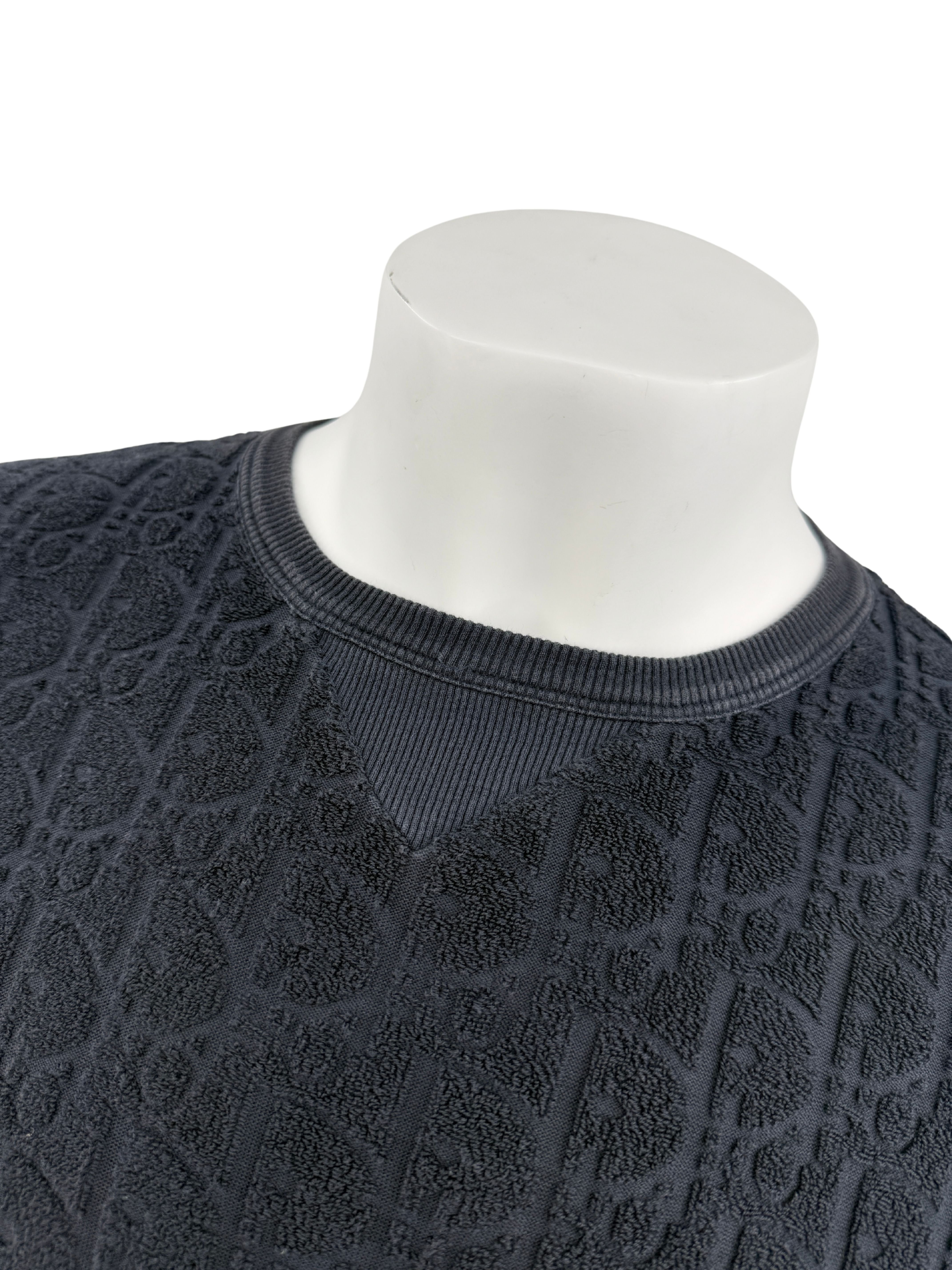 Dior Towel Oblique T-Shirt - Navy Dior
