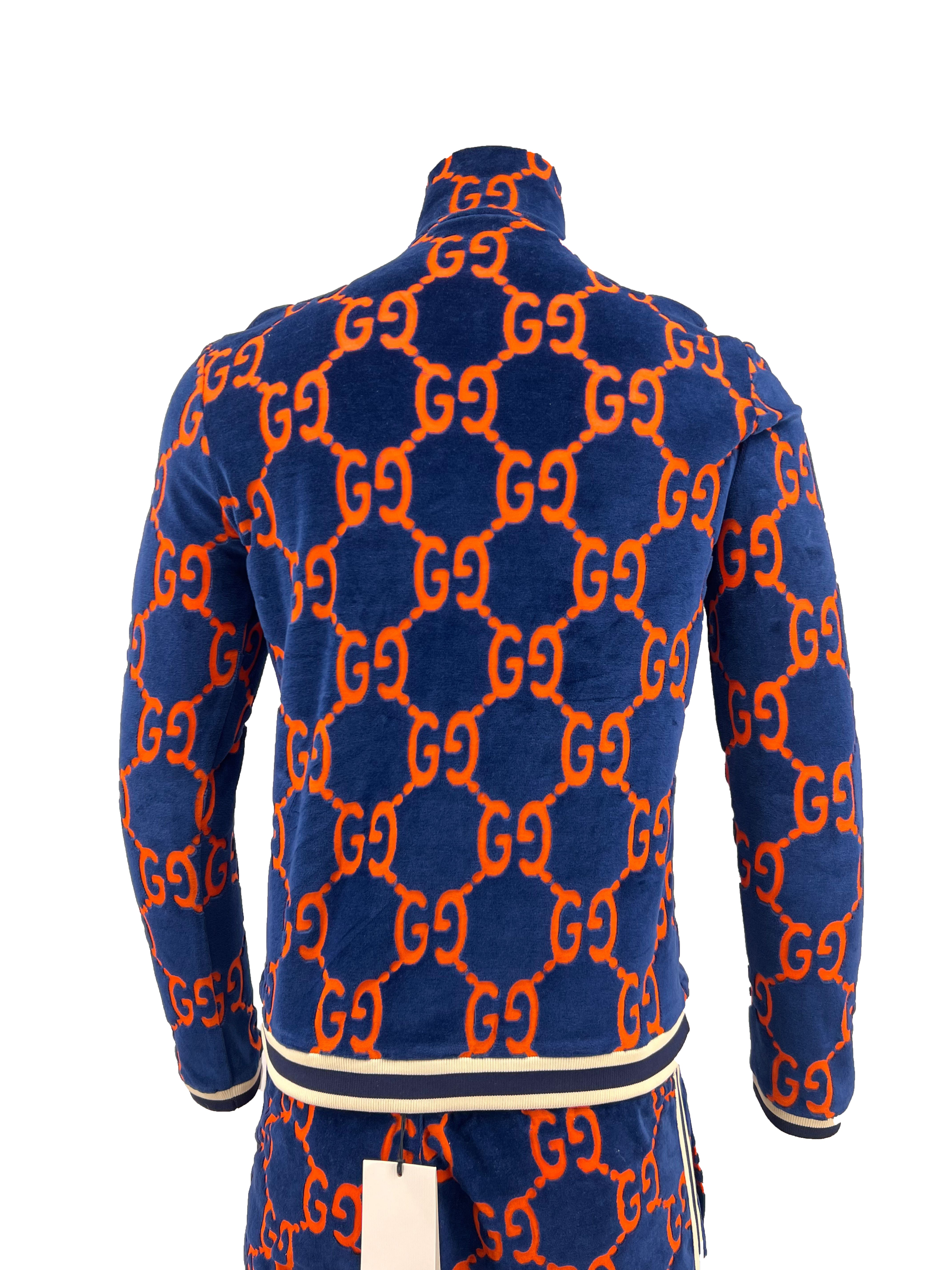 Gucci GG Chenille Tracksuit Velvet - Blue / Orange (Unused)