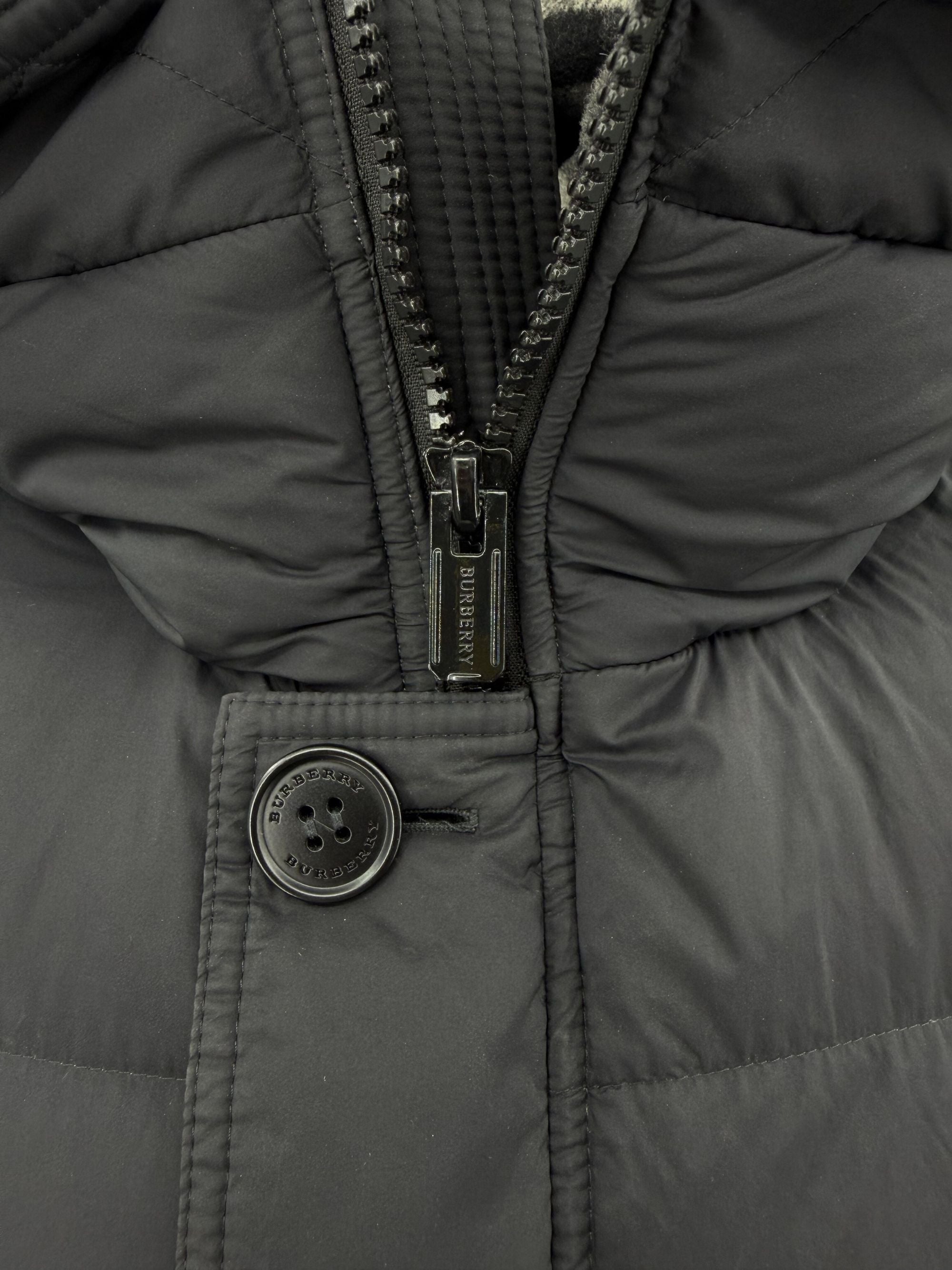 Burberry Hooded Puffer Jacket - Black Burberry