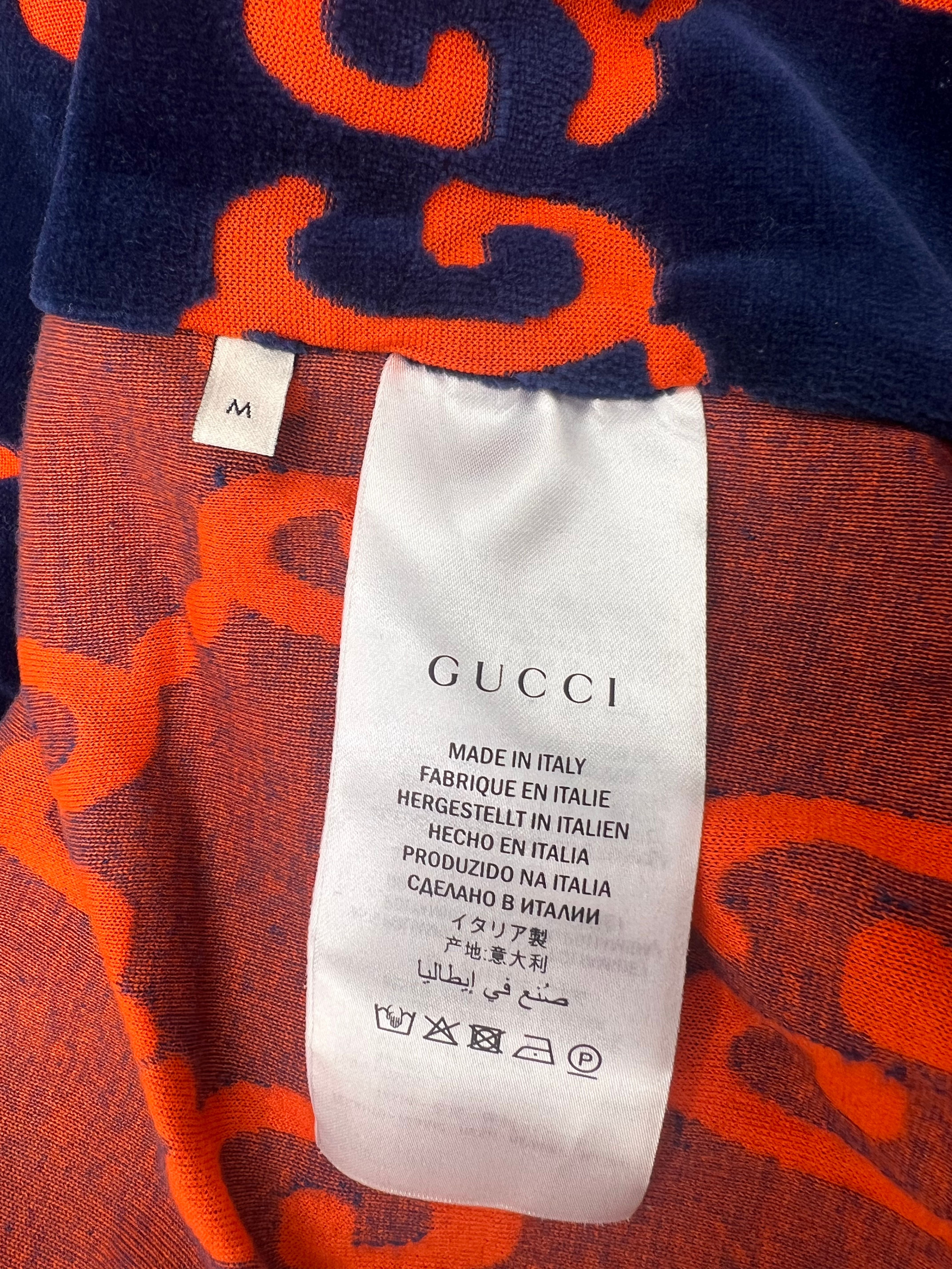Gucci GG Chenille Tracksuit Velvet - Blue / Orange (Unused)