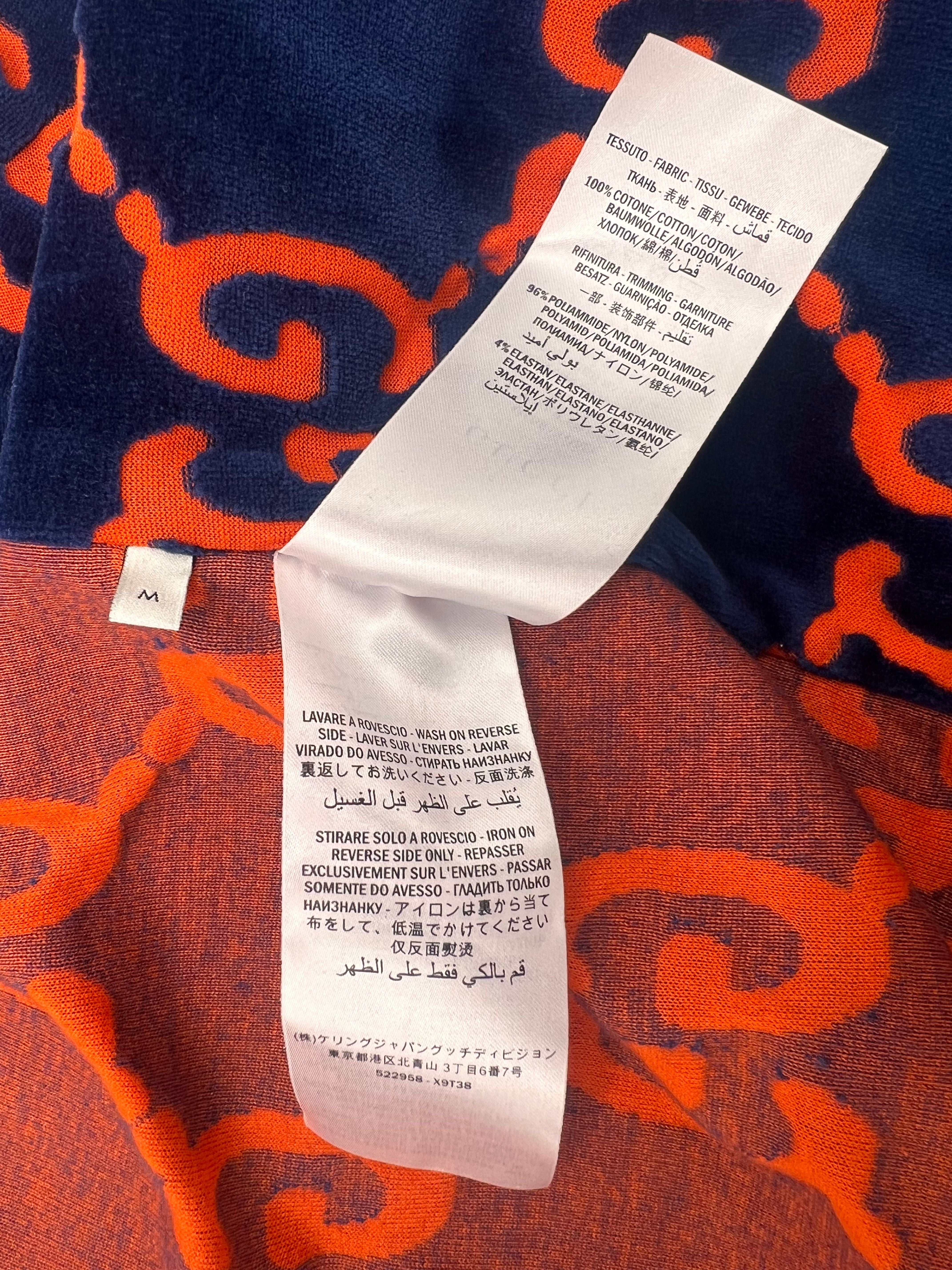 Gucci GG Chenille Tracksuit Velvet - Blue / Orange (Unused)