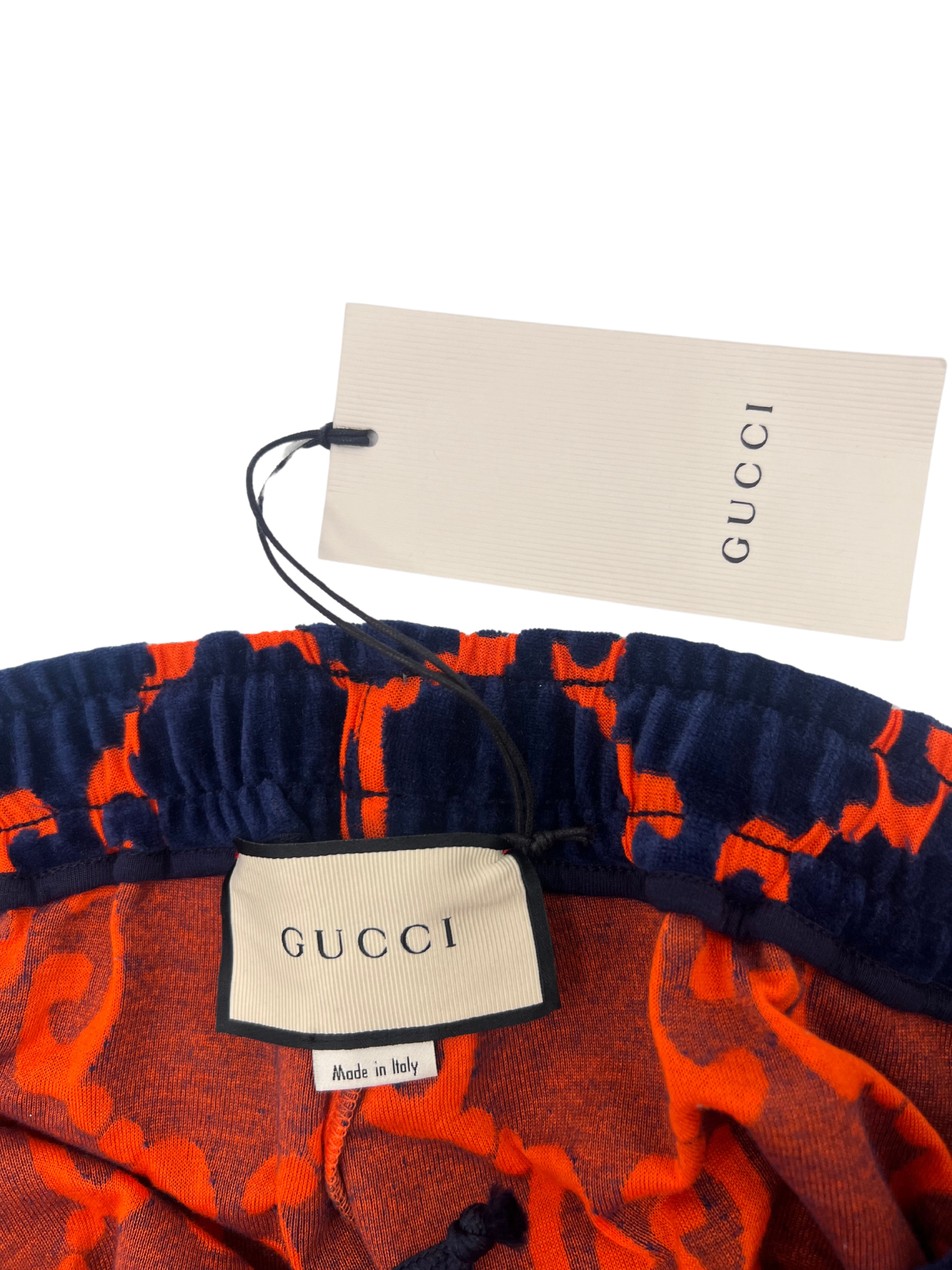 Gucci GG Chenille Tracksuit Velvet - Blue / Orange (Unused)