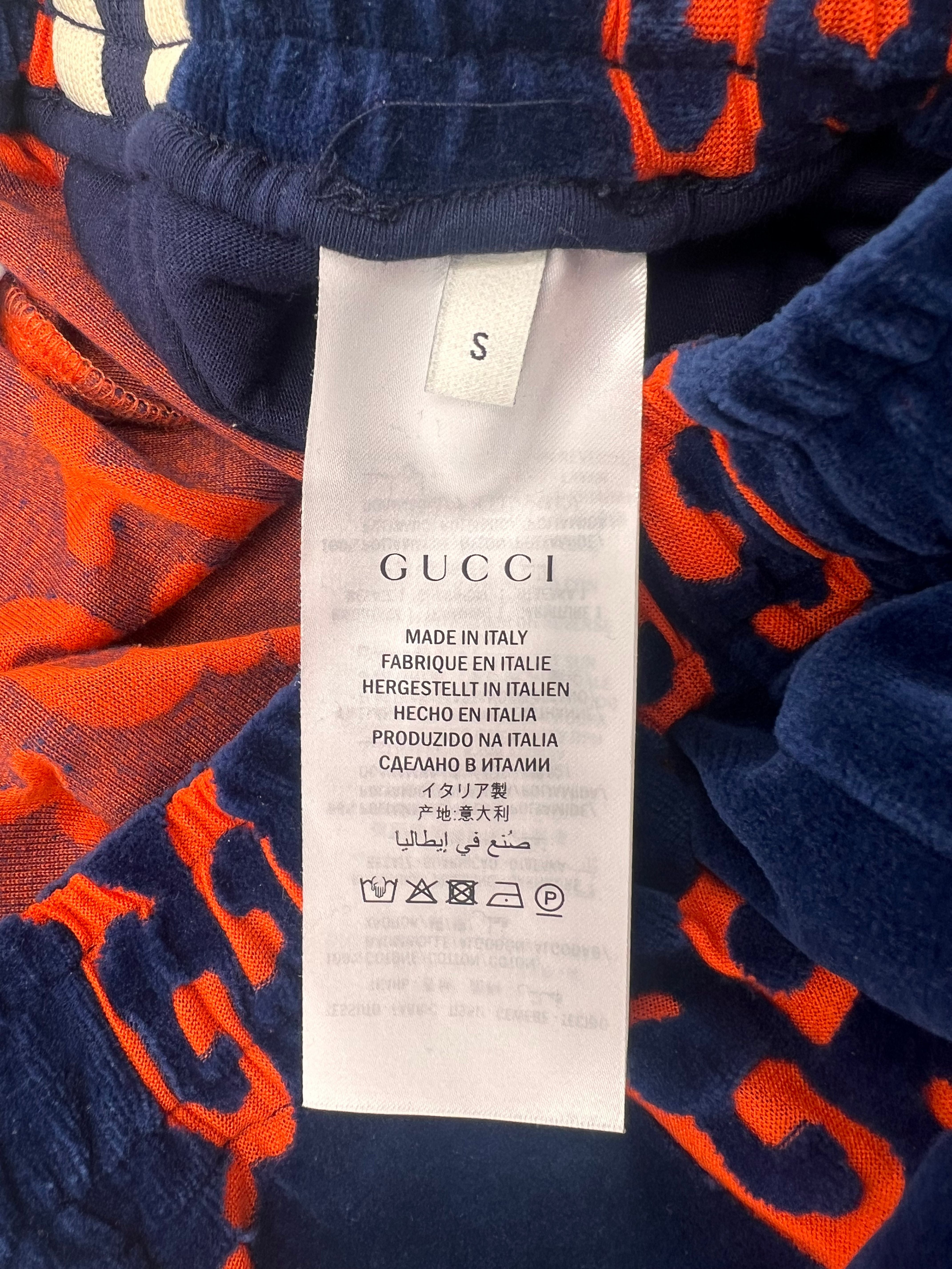 Gucci GG Chenille Tracksuit Velvet - Blue / Orange (Unused)
