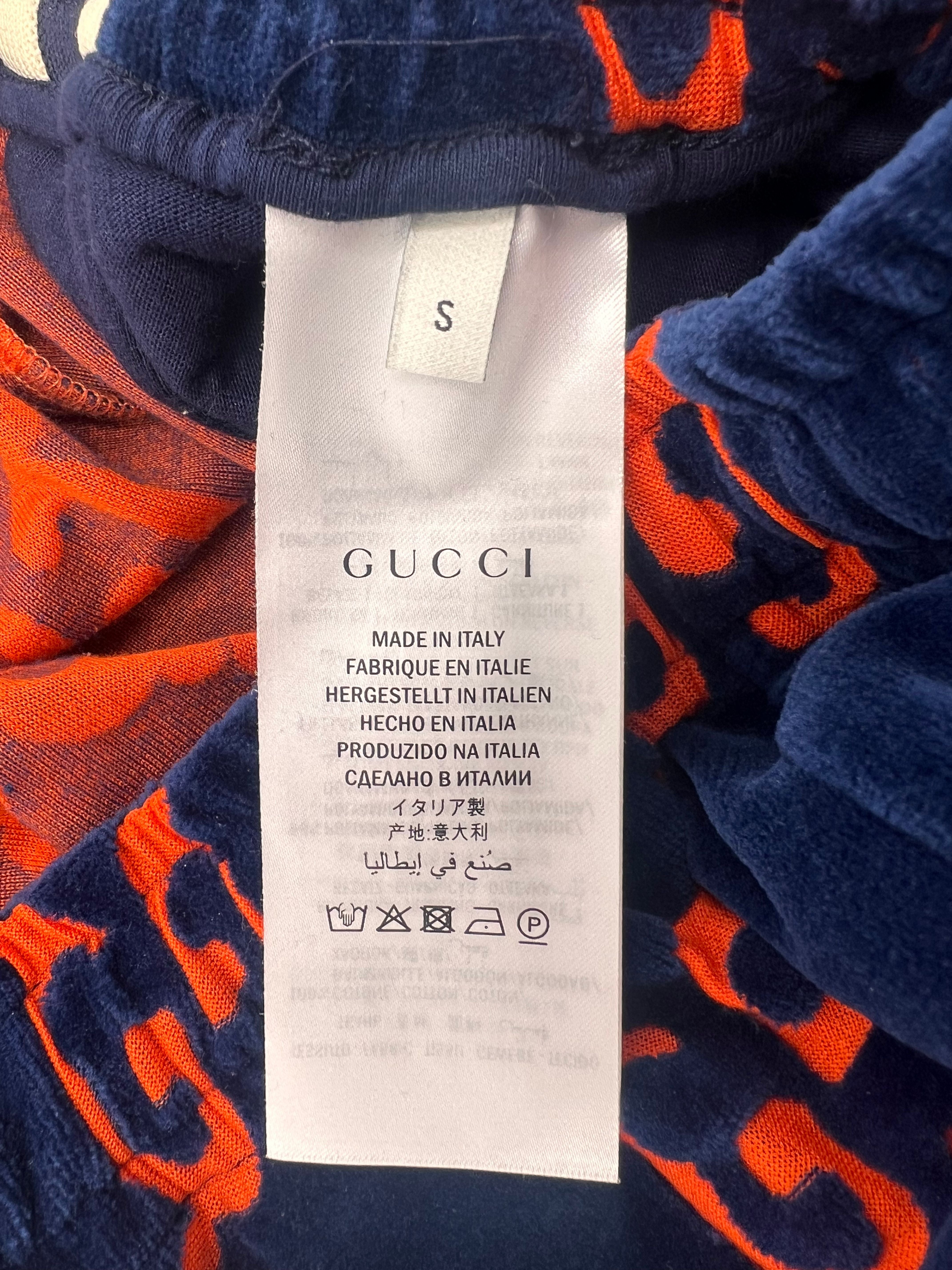 Gucci GG Chenille Tracksuit Velvet - Blue / Orange (Unused)