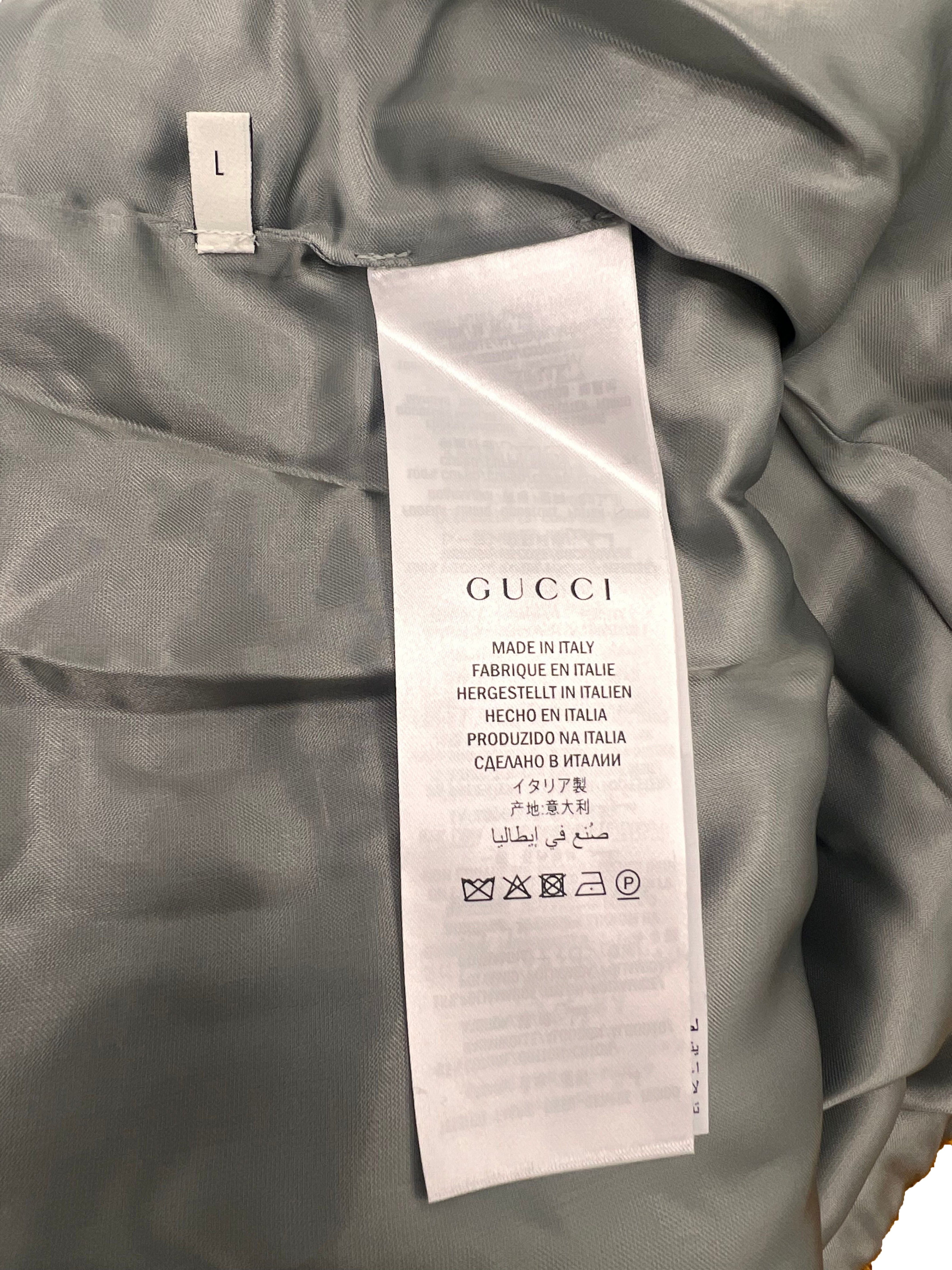 Gucci Dragon Embroidered Velvet Jacket - Black (Unused) Gucci