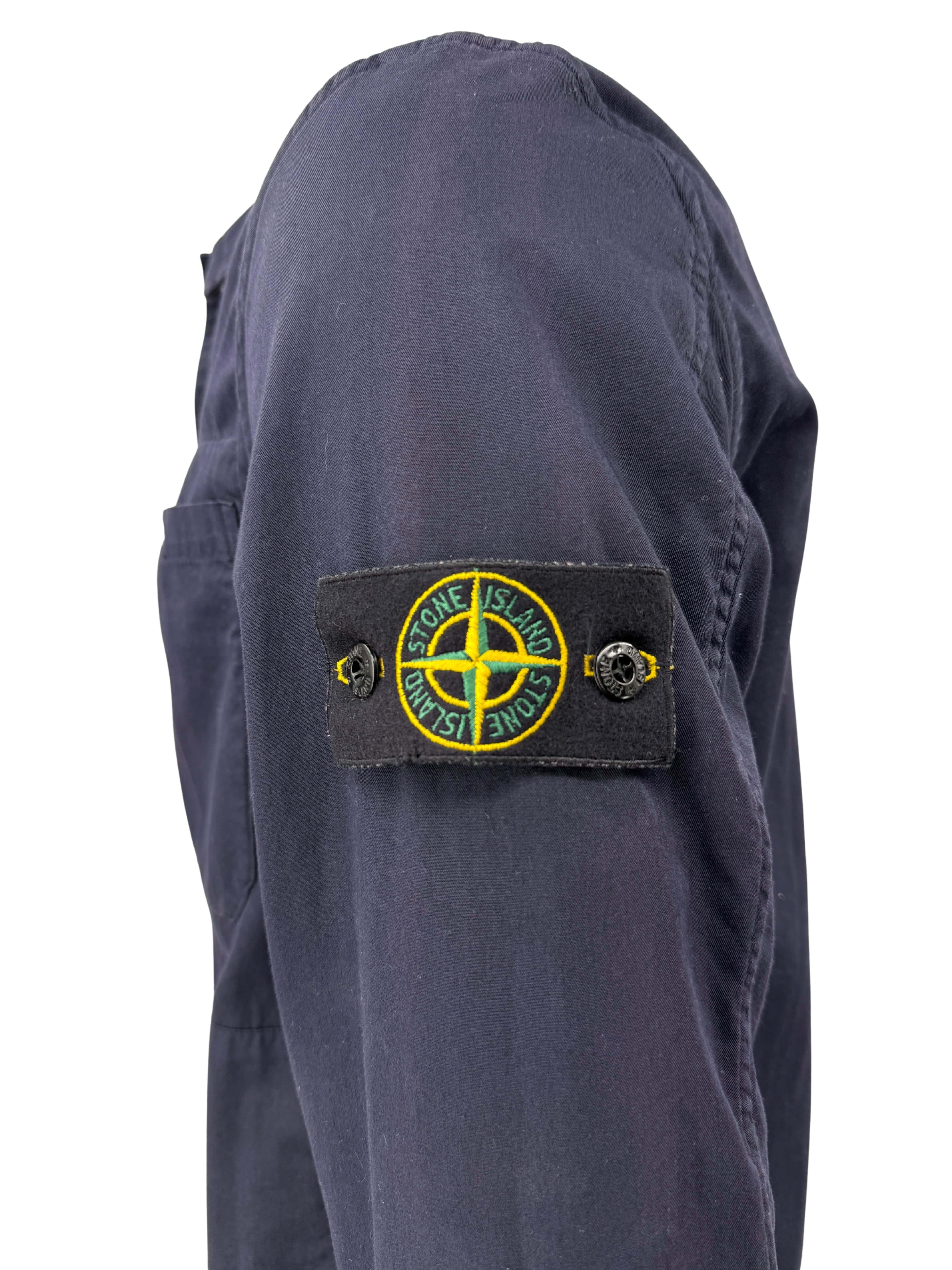 Stone Island Mil-Spec Stretch Ripstop-Tc Shirt Jacket - Navy