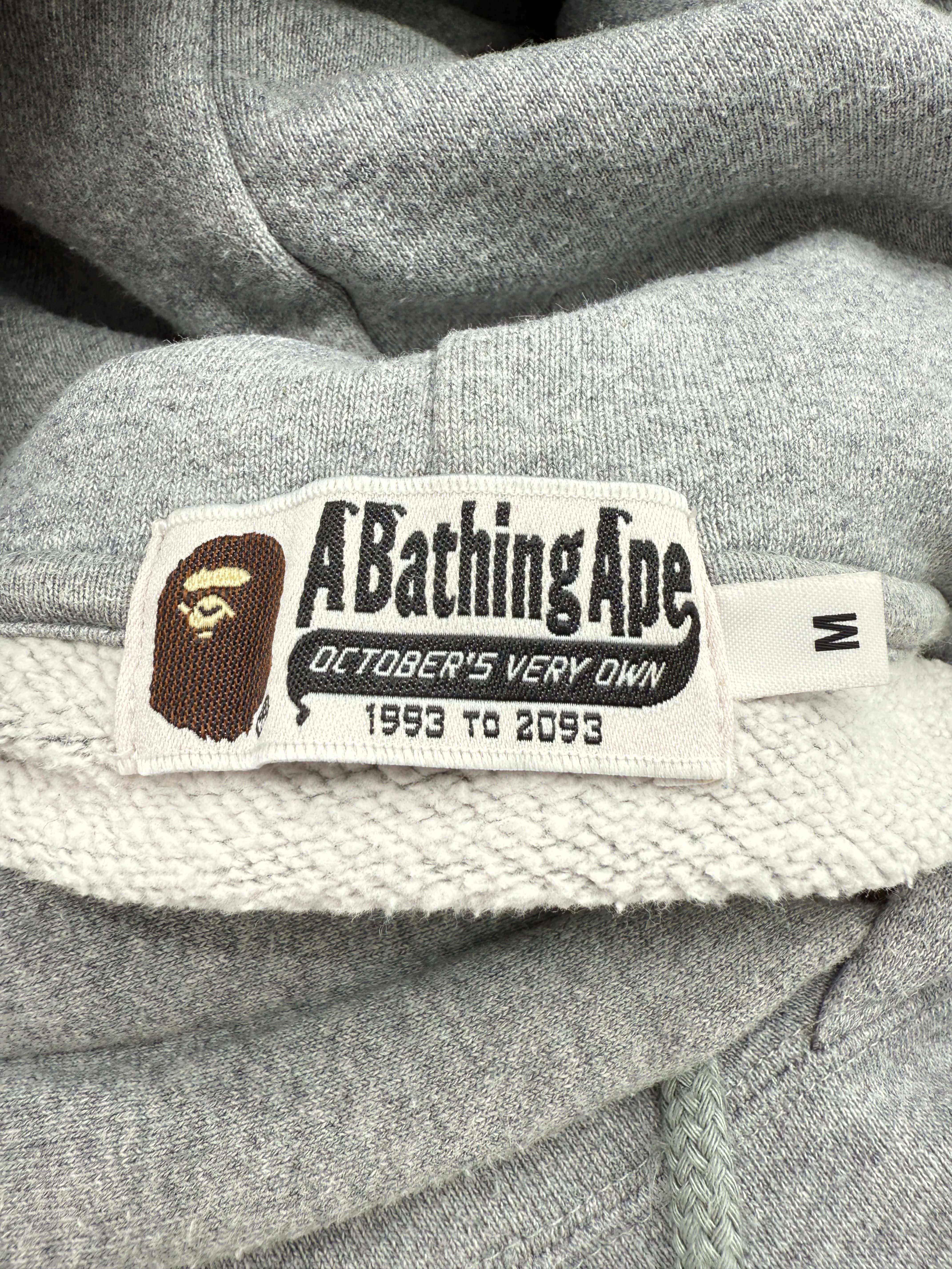 BAPE x OVO Hoodie - Grey BAPE
