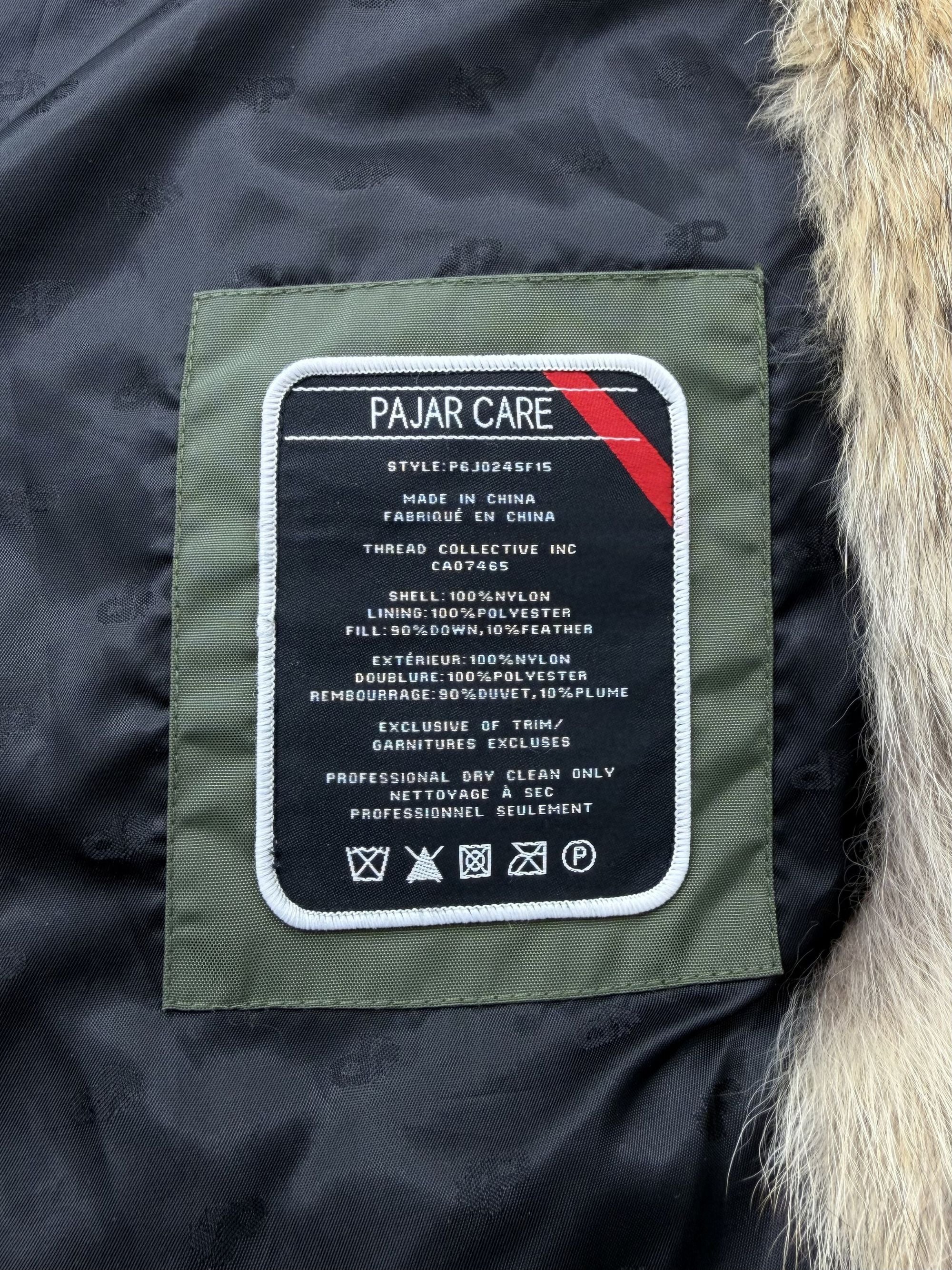 Pajar Canada Fur Parka Coat - Khaki Pajar Canada