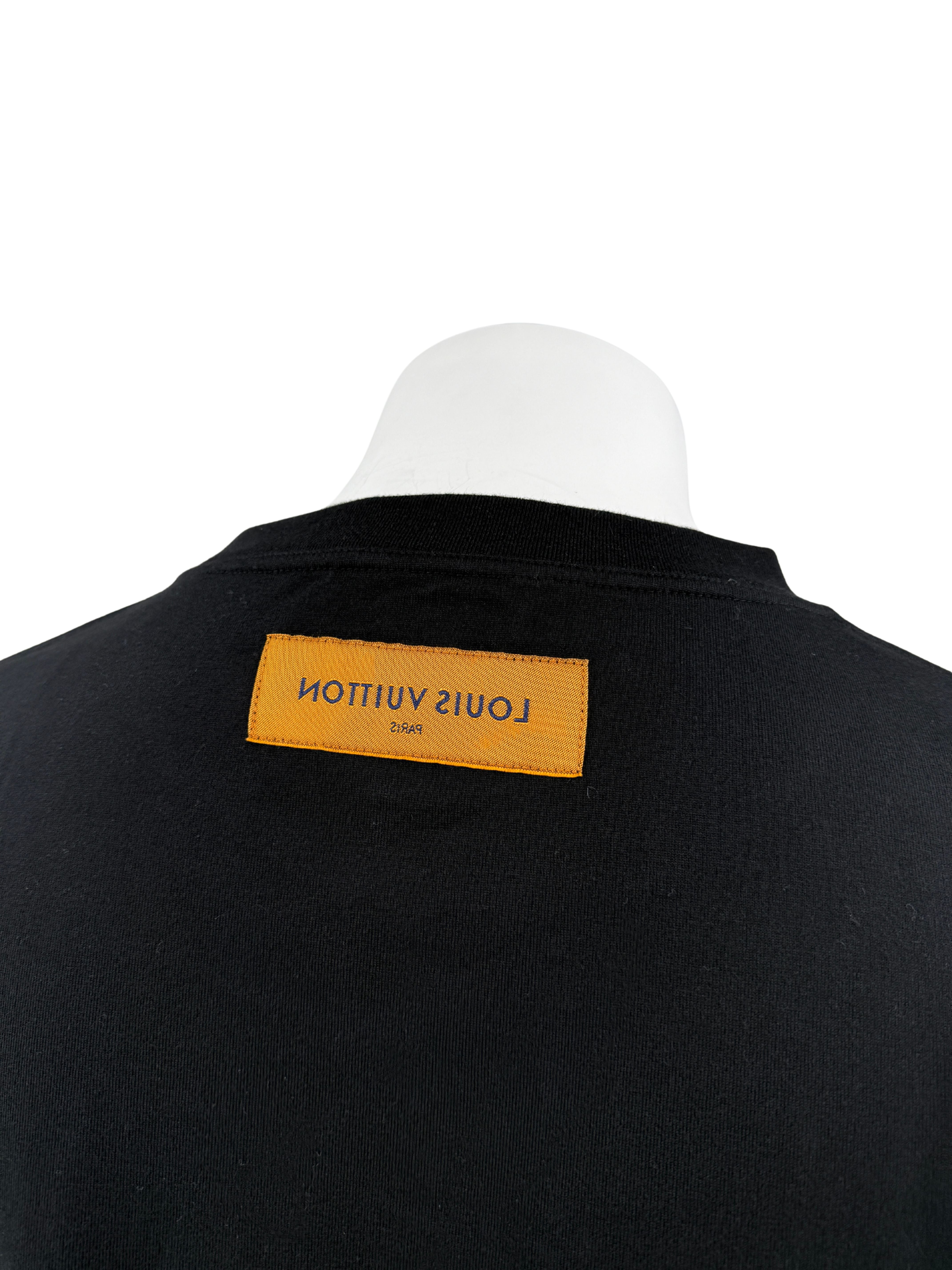 Louis Vuitton Embossed LV T-Shirt - Black (Unused)