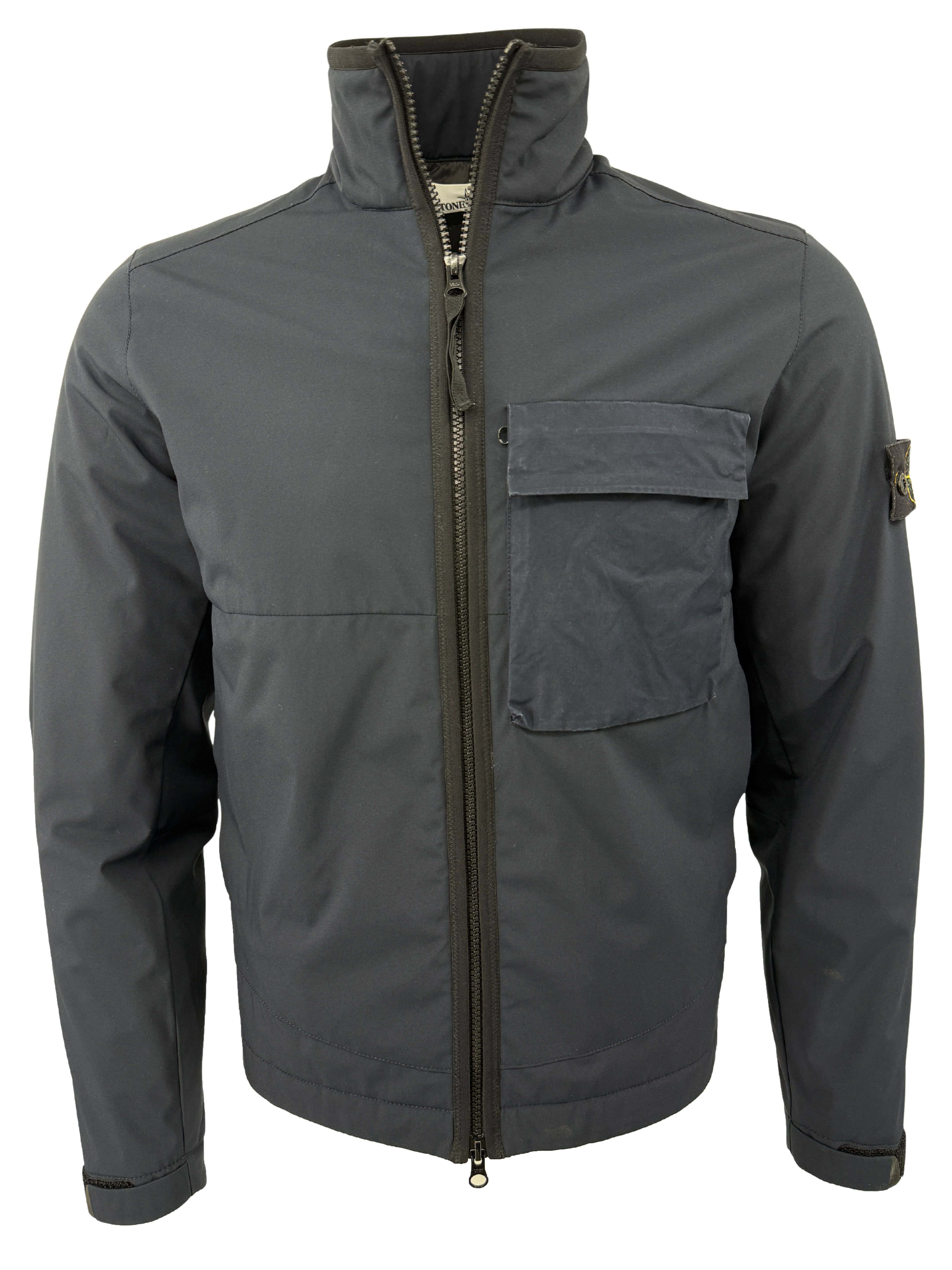 Stone Island Soft Shell-R Jacket - Navy