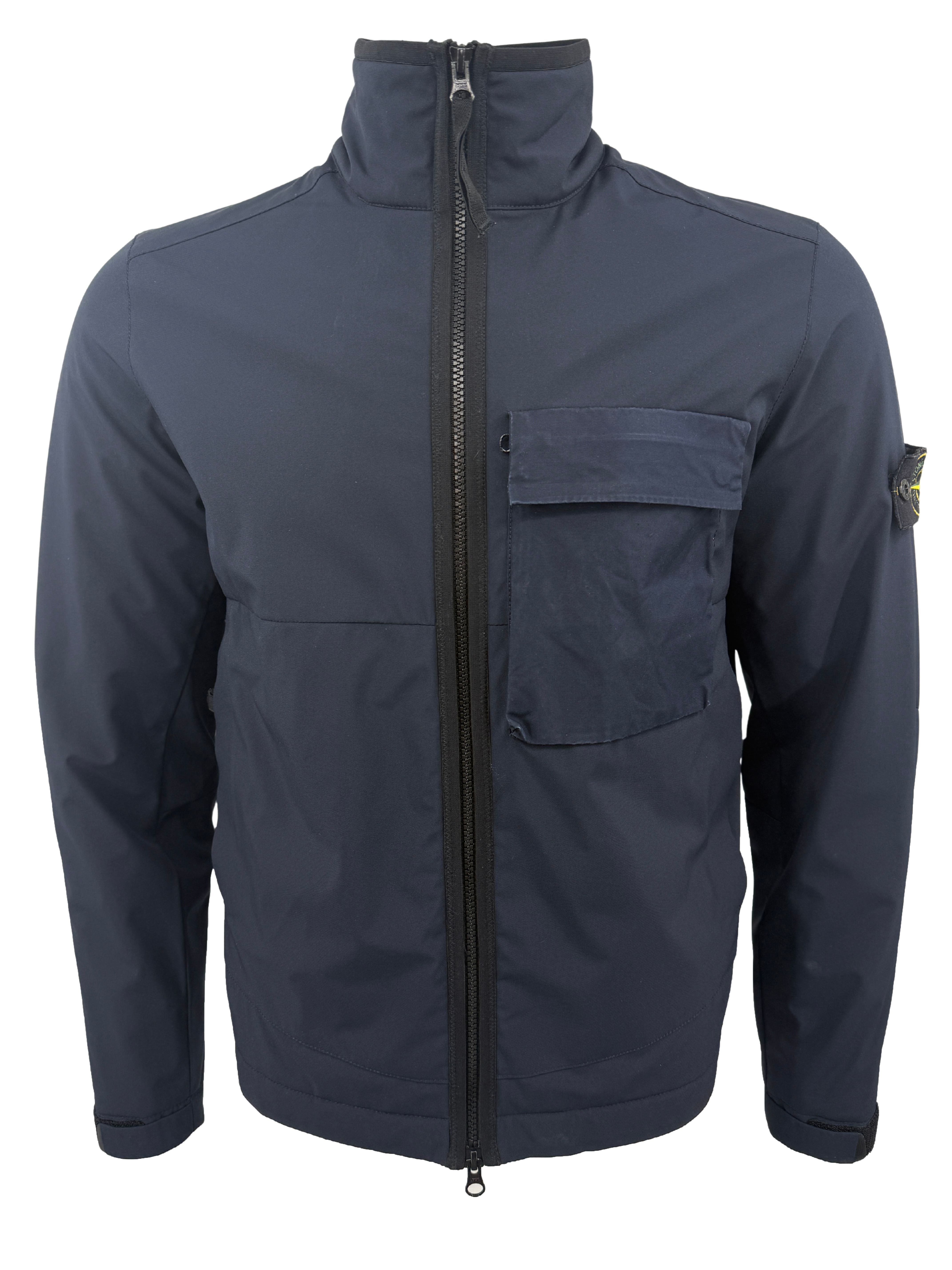 Stone Island Soft Shell-R Jacket - Navy