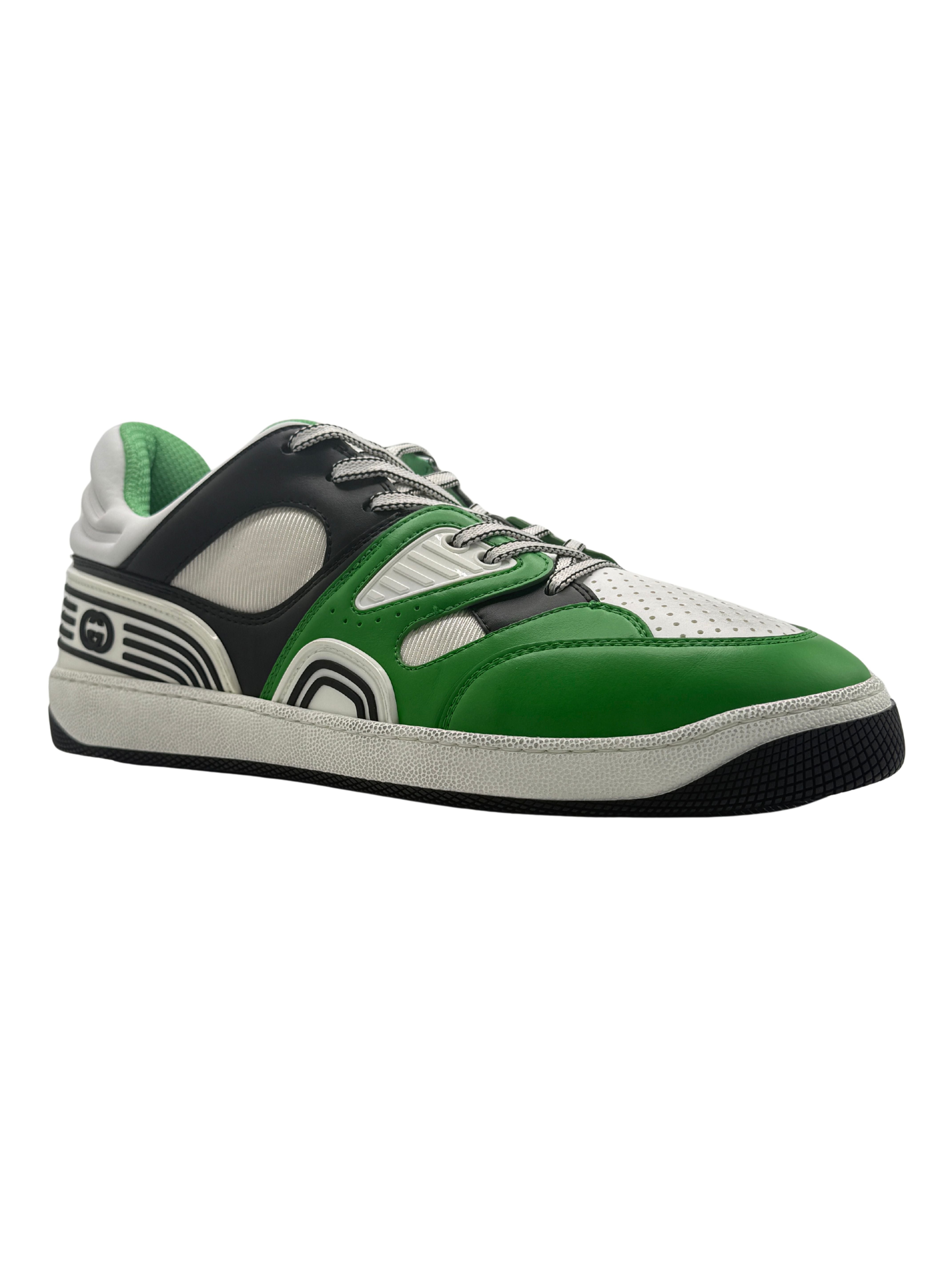 Gucci Basket Low Trainer - Green (Unused)