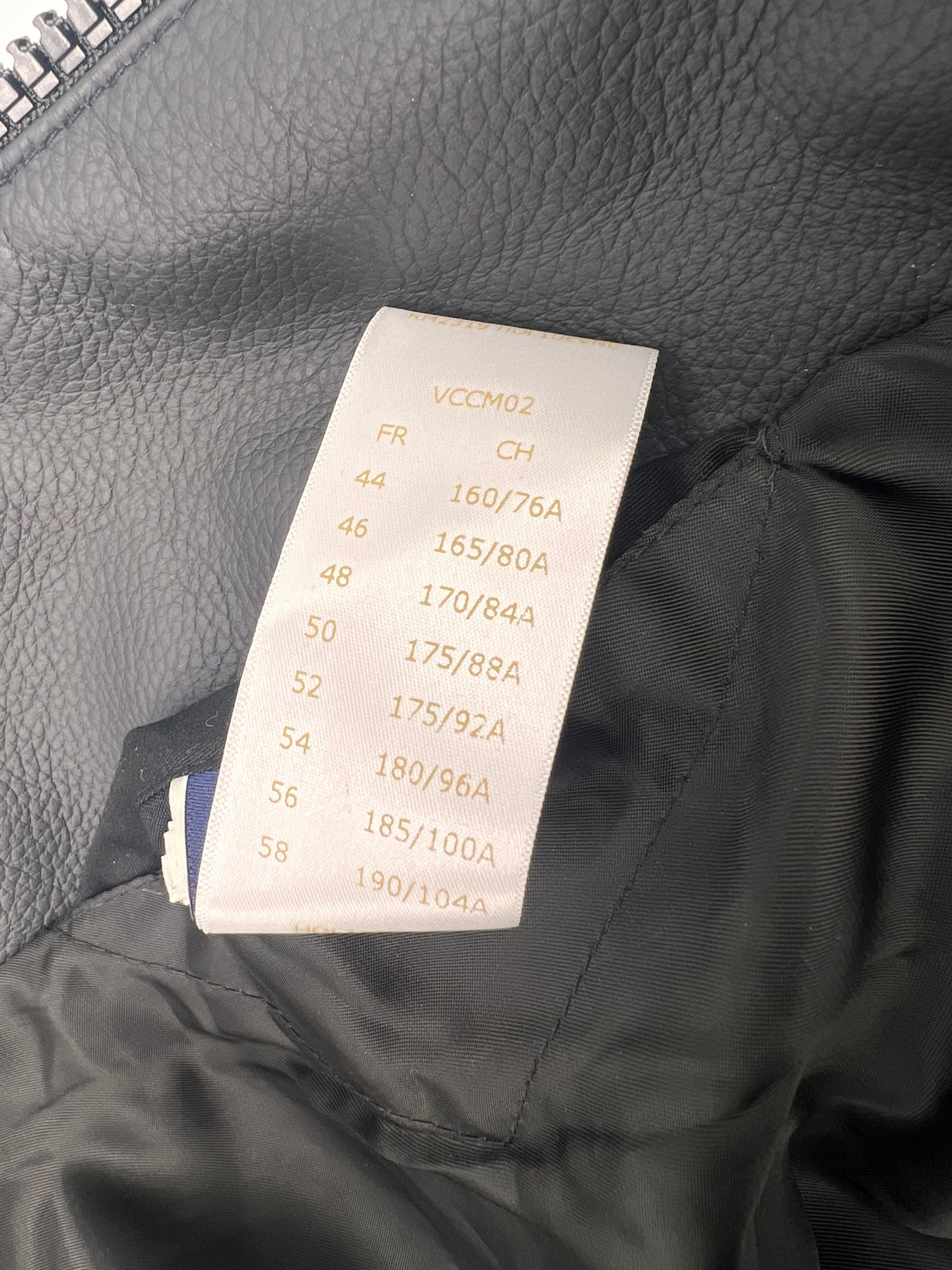 Louis Vuitton Frequency Embroidered Leather Jacket - Black Louis Vuitton