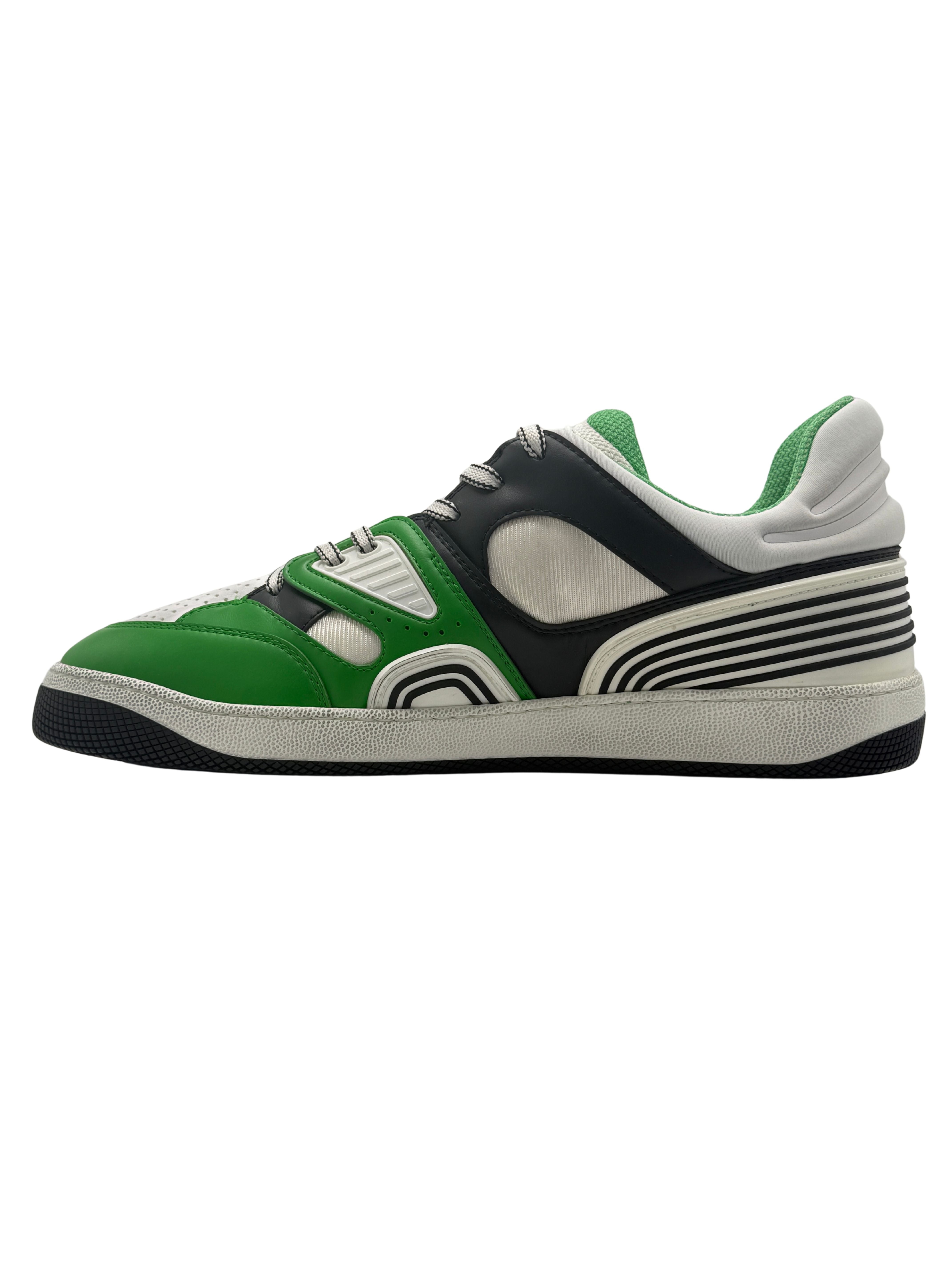 Gucci Basket Low Trainer - Green (Unused)