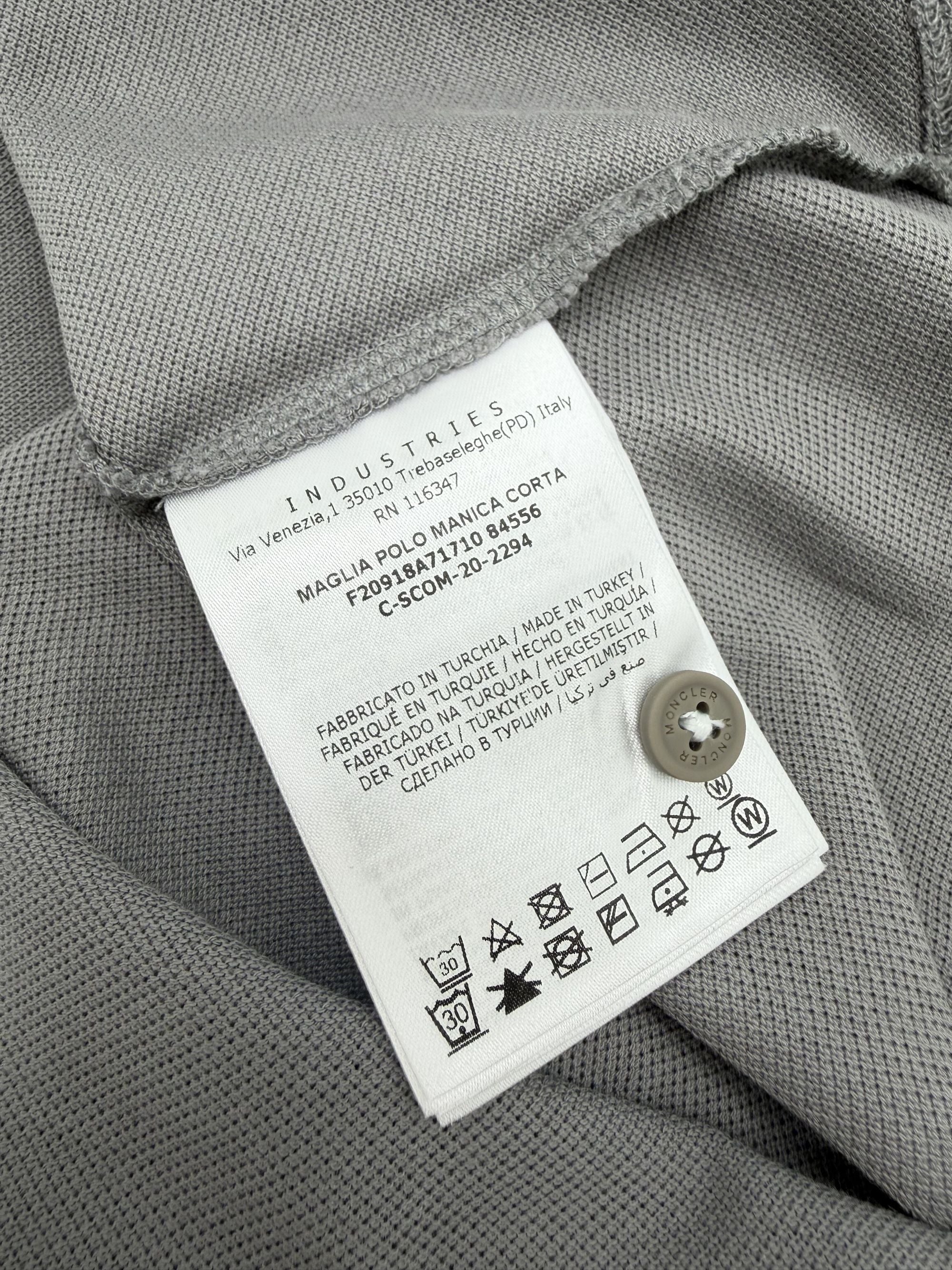 Moncler Logo Polo - Grey (Unused) Moncler