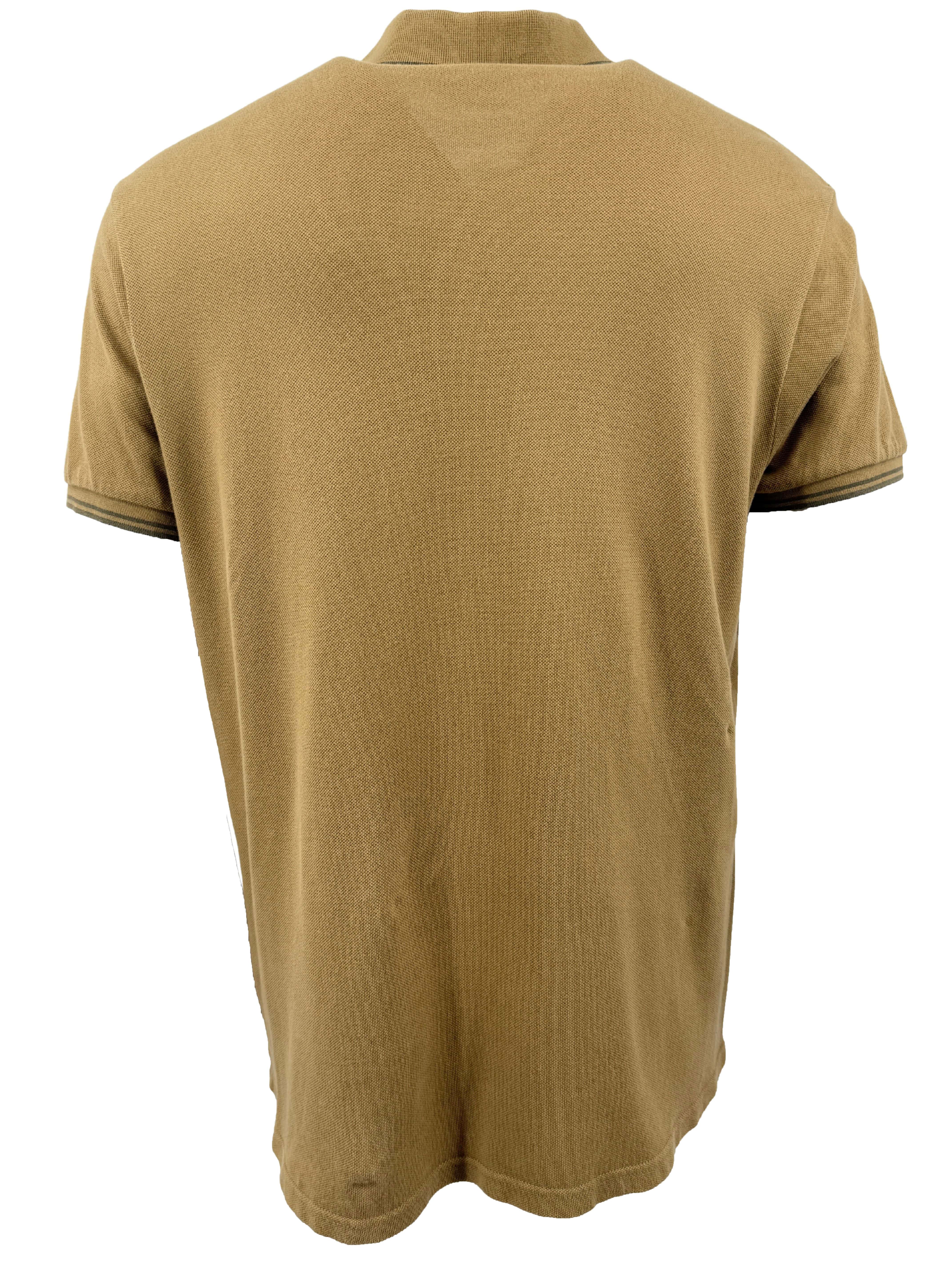 Moncler Logo Patch Polo - Brown Moncler