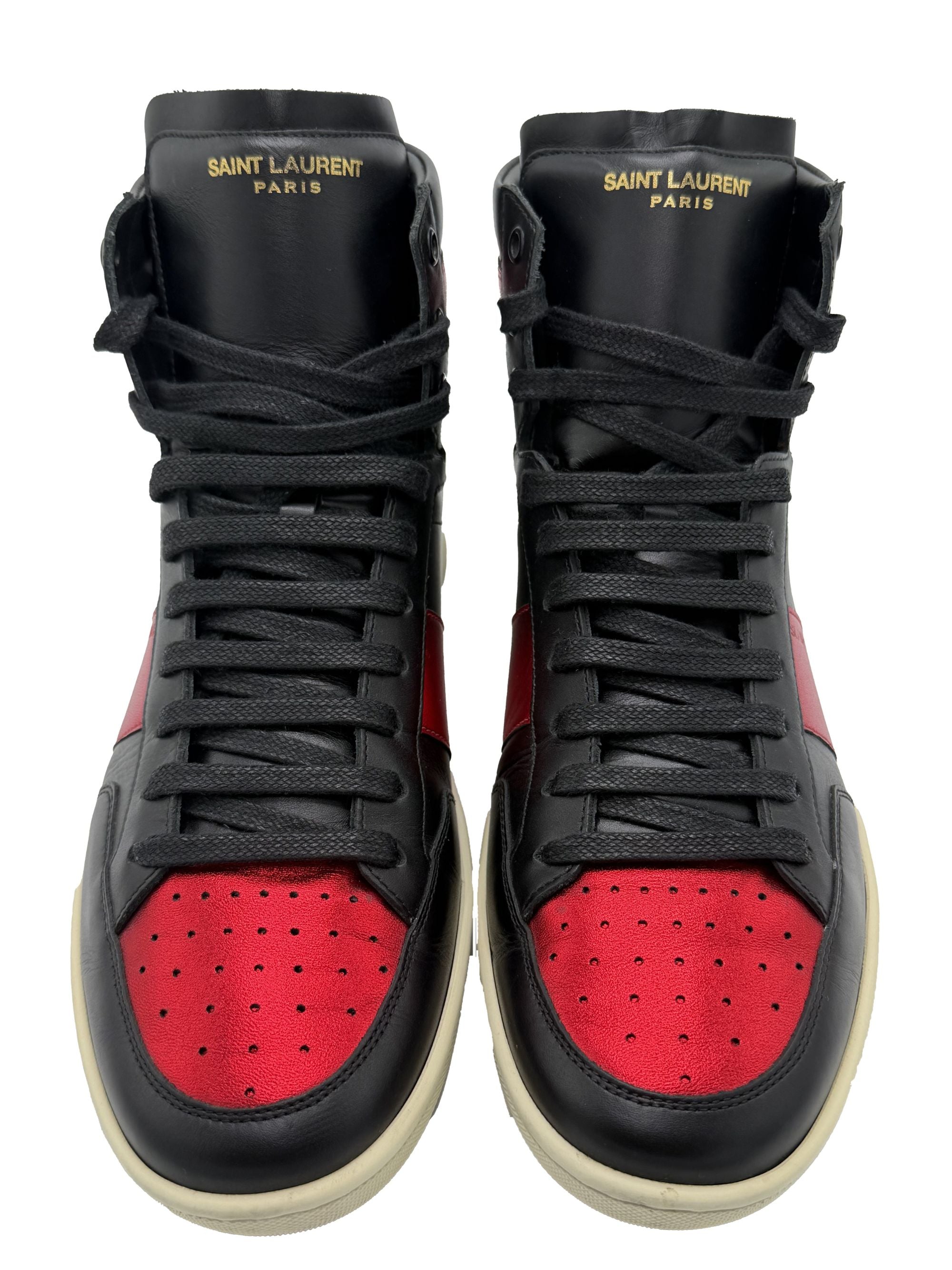 Yves Saint Laurent High Top Trainer - Black Yves Saint Laurent