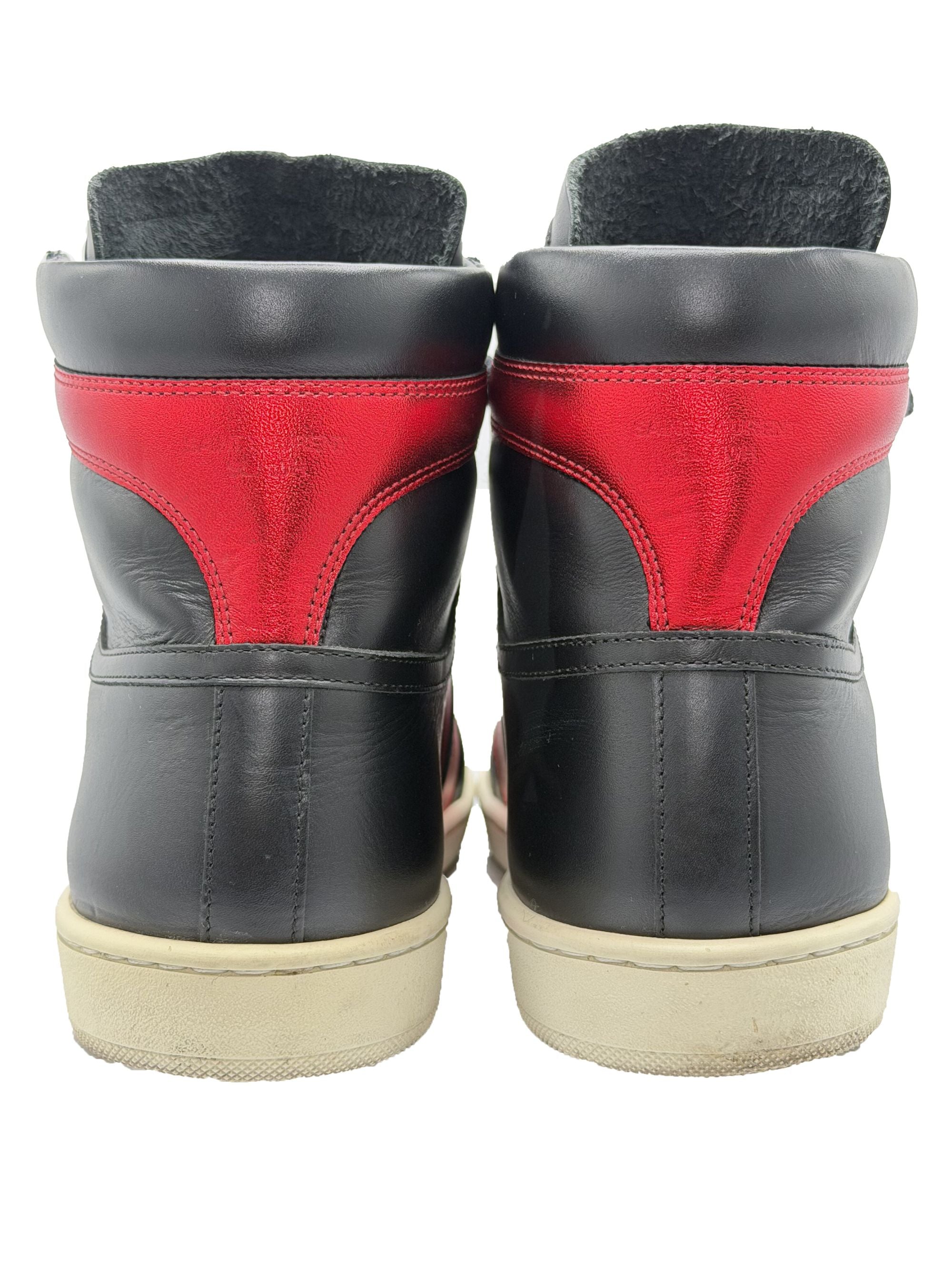 Yves Saint Laurent High Top Trainer - Black Yves Saint Laurent