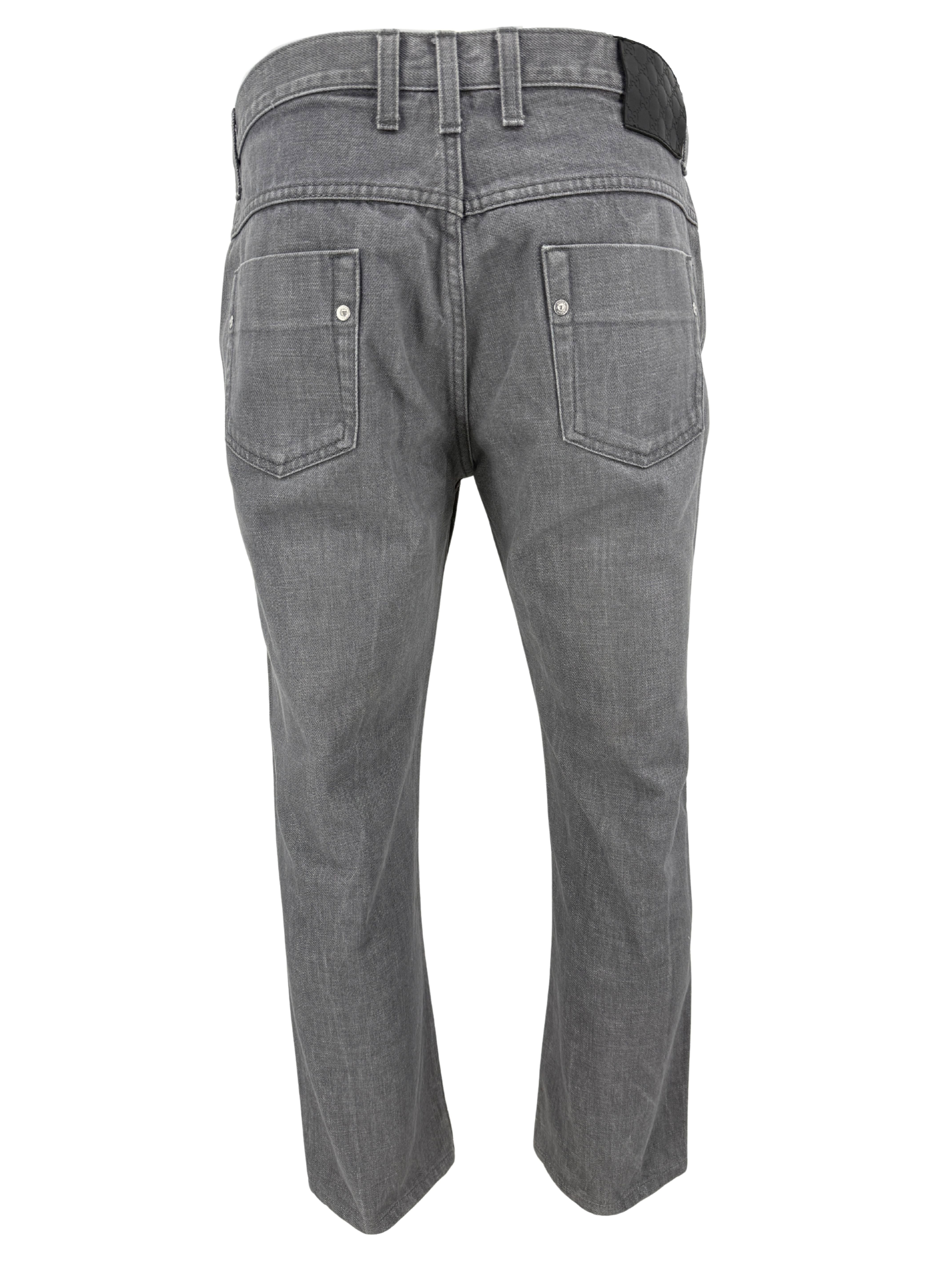 Gucci Slim Fit Jeans - Grey Gucci