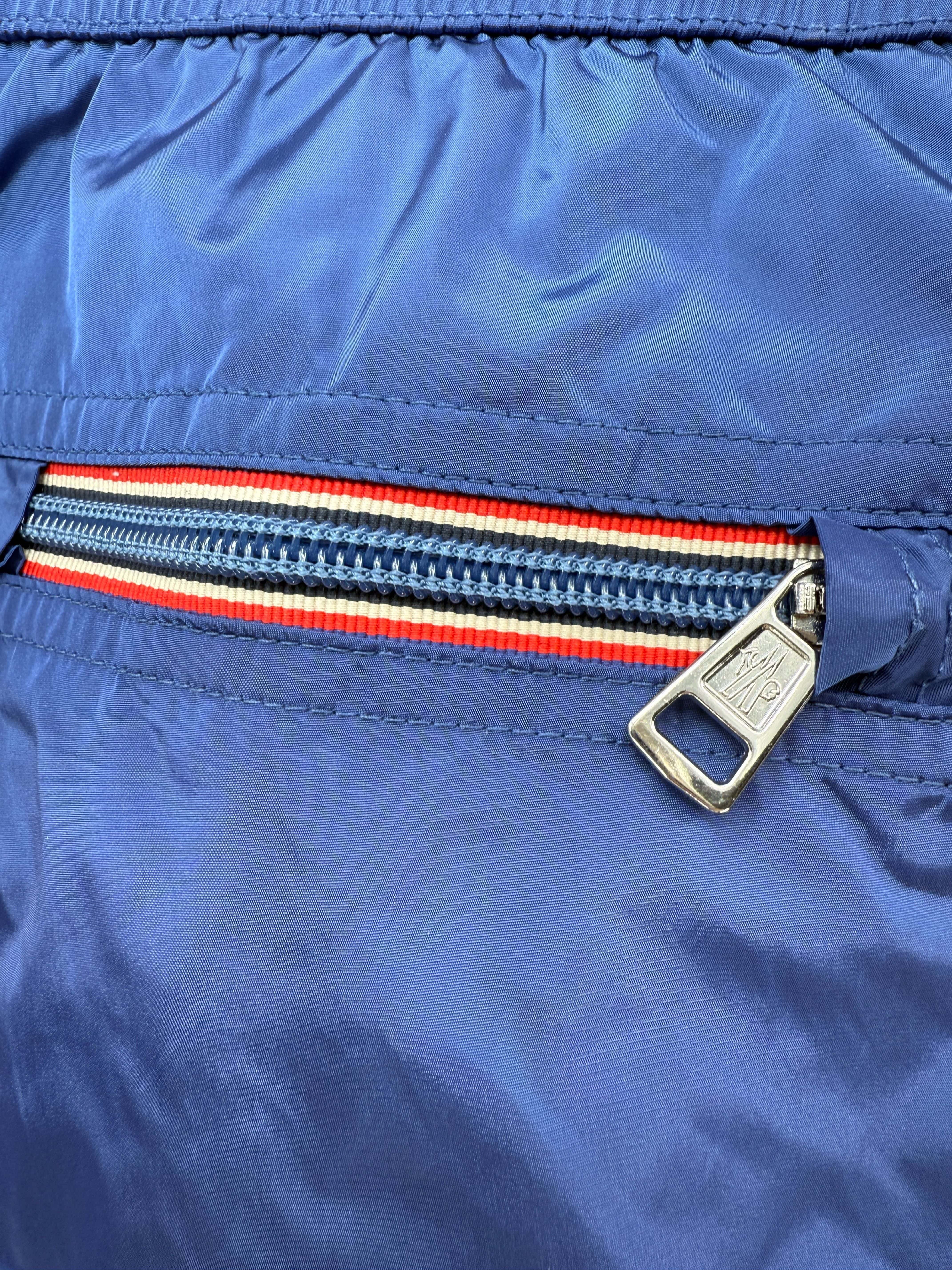 Moncler Logo Patch Swim Shorts - Blue (Unused) Moncler