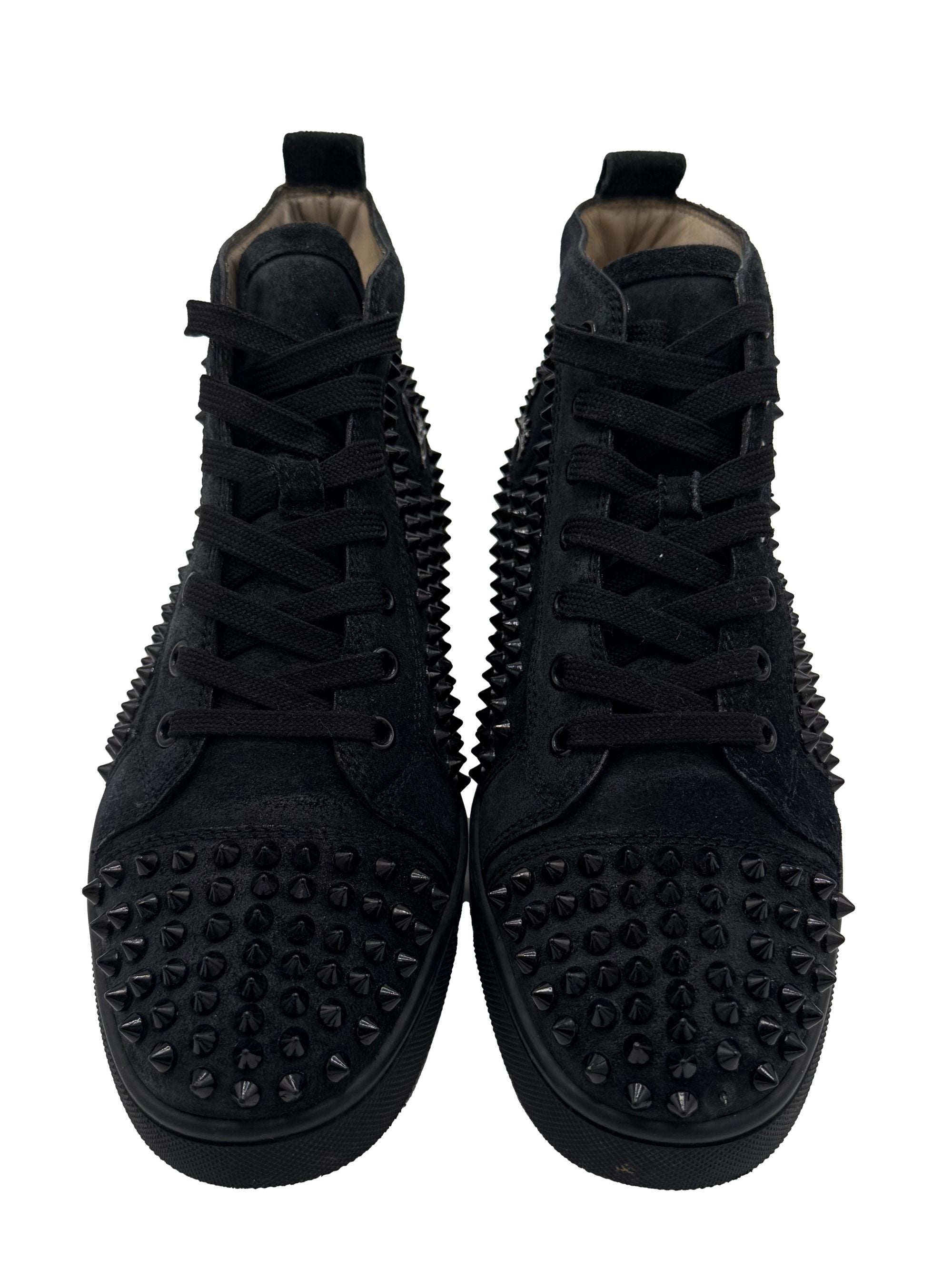 Christian Louboutin High Spike Trainers - Black Christian Louboutin