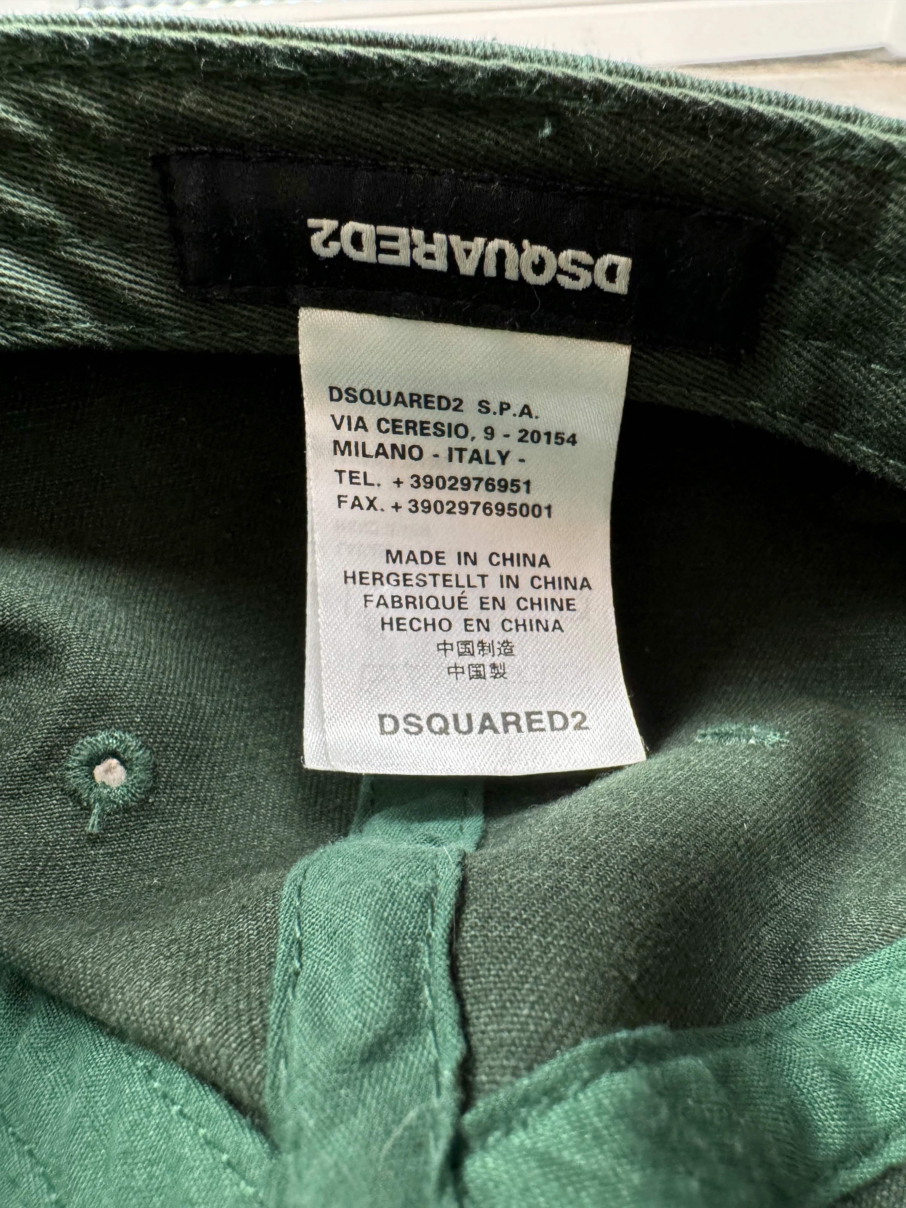 Dsquared2 'Turn Hatred Into Love' Baseball Cap Dsquared2