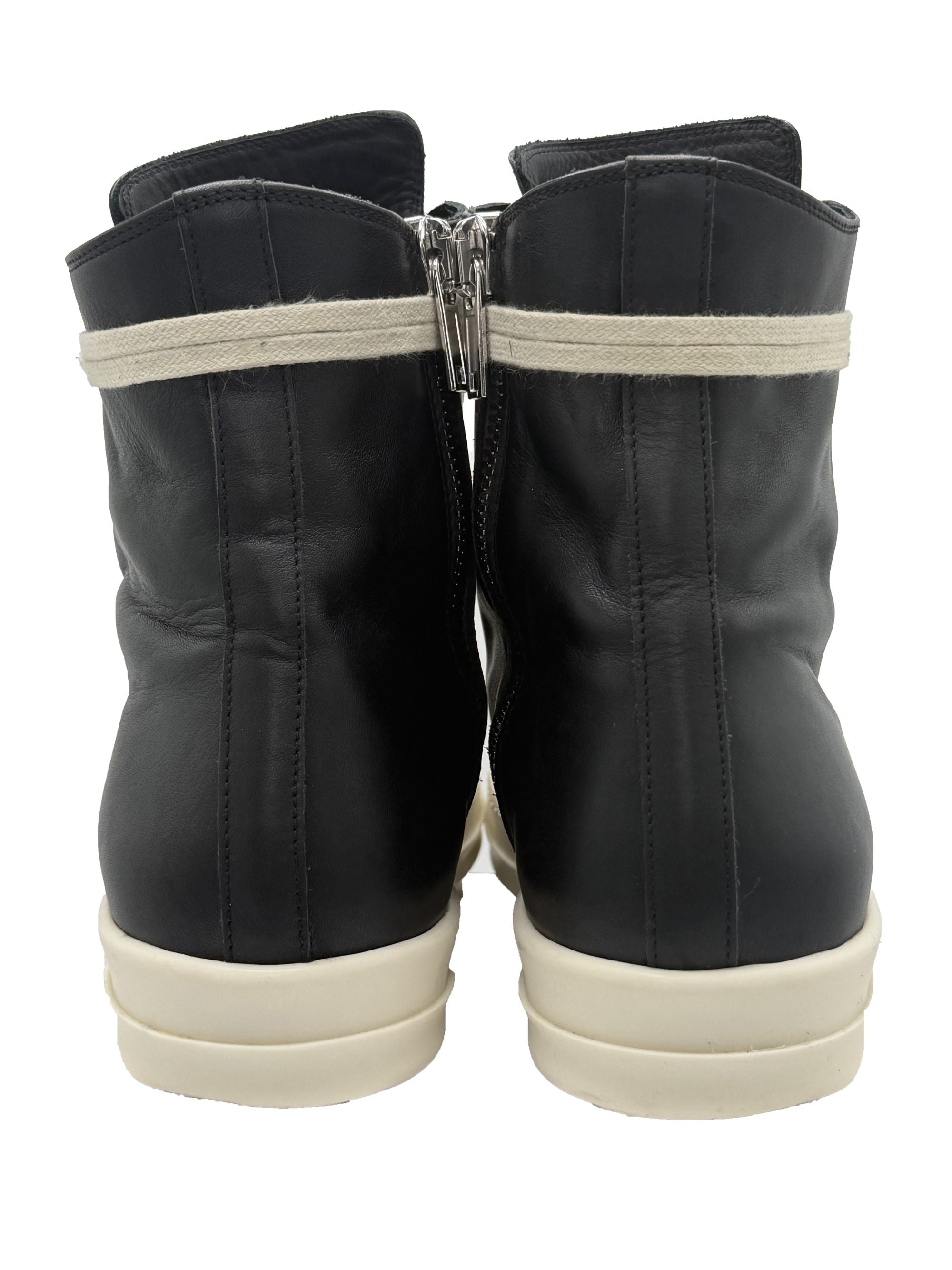 Rick Owens Classic Leather High Top - Black Rick Owens