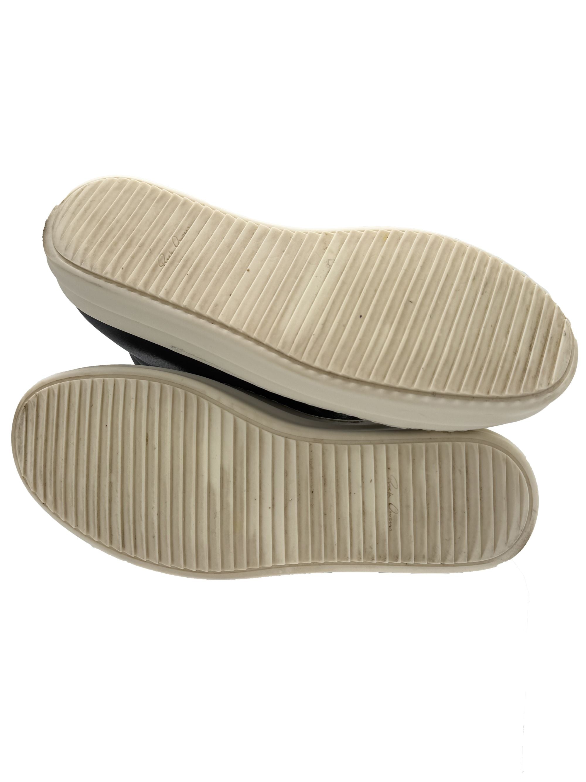 Rick Owens Classic Leather High Top - Black Rick Owens