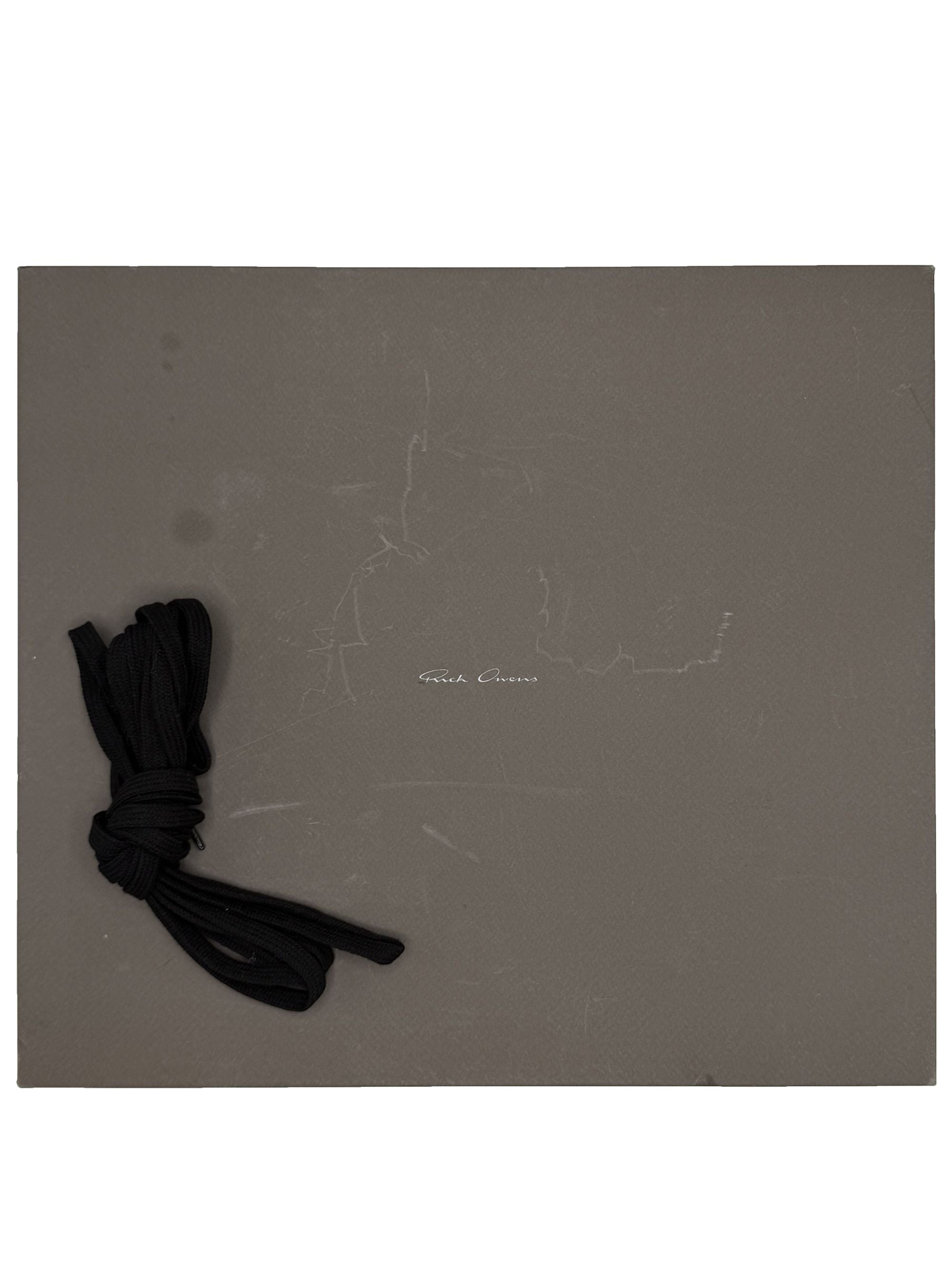 Rick Owens Classic Leather High Top - Black Rick Owens